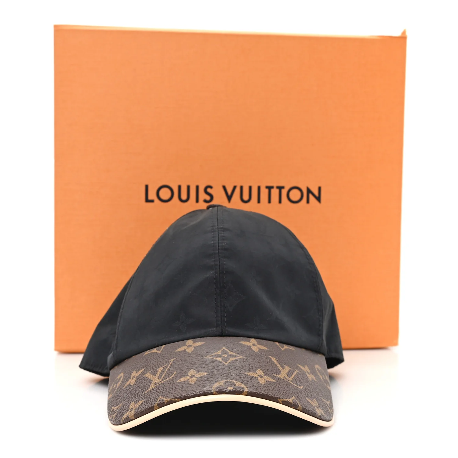 Polyester Silk Monogram LV Get Ready Cap M Black - Image 9