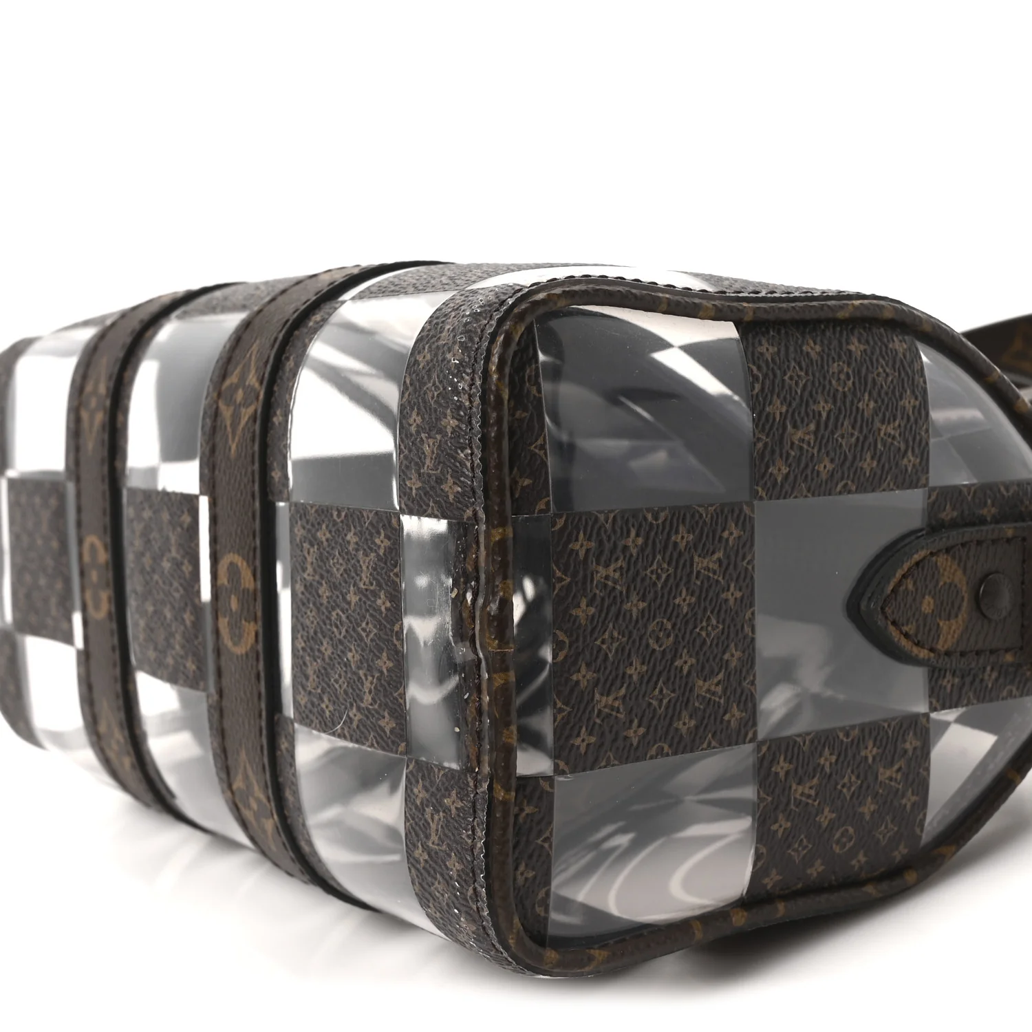 PVC Monogram Chess Keepall Bandouliere 25 - Image 9