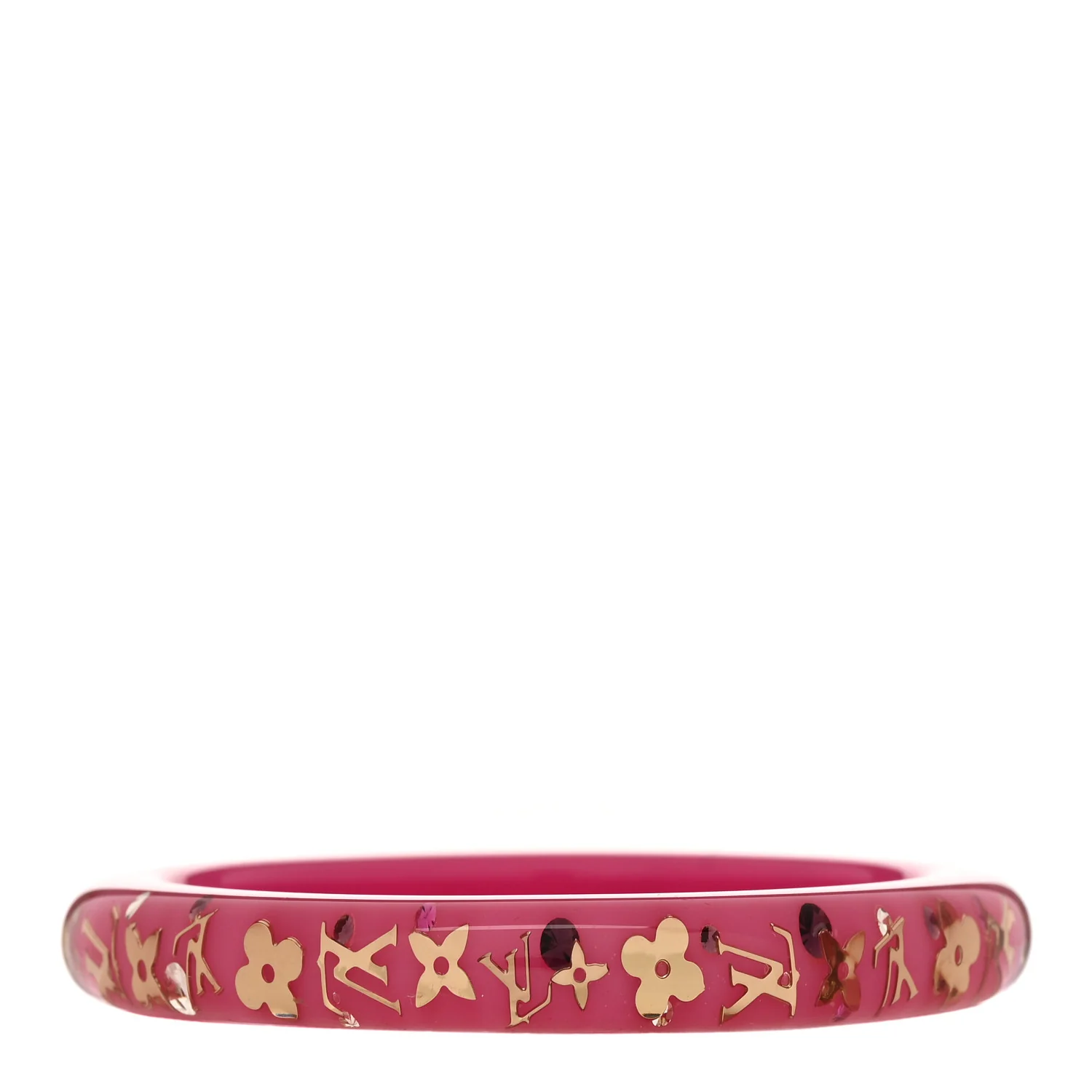 Resin Swarovski Small Inclusion Bracelet Rose Pop - Image 2