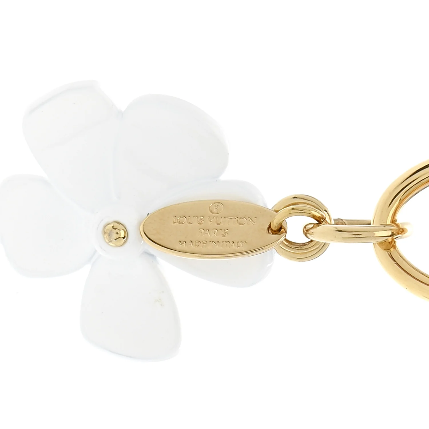 Resin Wood Vivienne Bag Charm Key Holder Pink - Image 3
