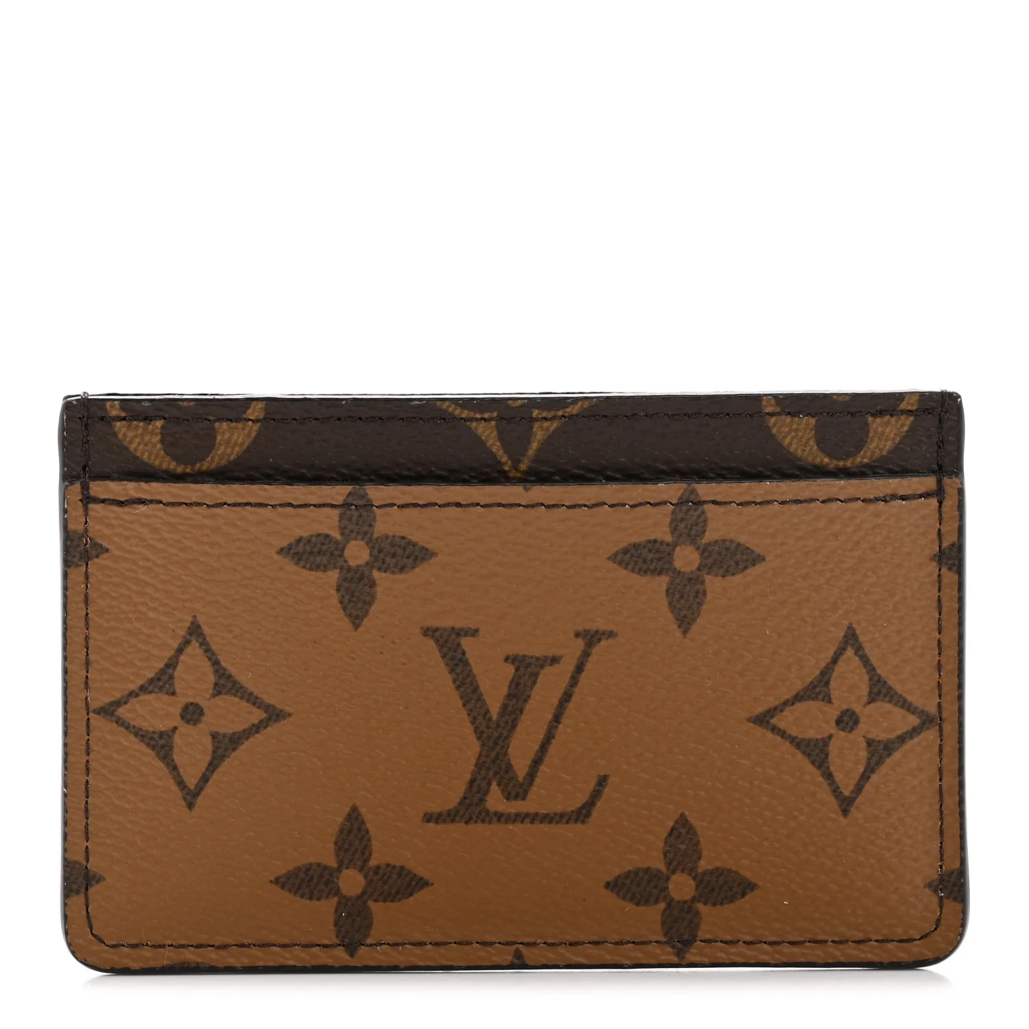 Reverse Monogram Card Holder