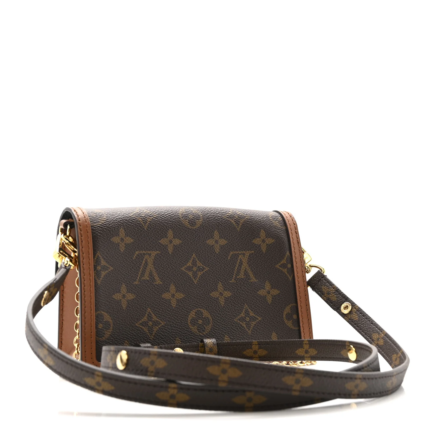Reverse Monogram Dauphine Chain Wallet - Image 3