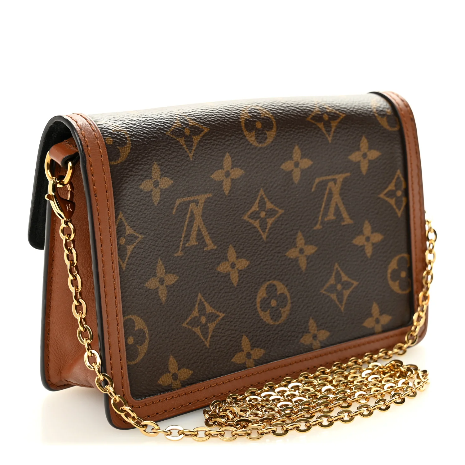 Reverse Monogram Dauphine Chain Wallet - Image 3