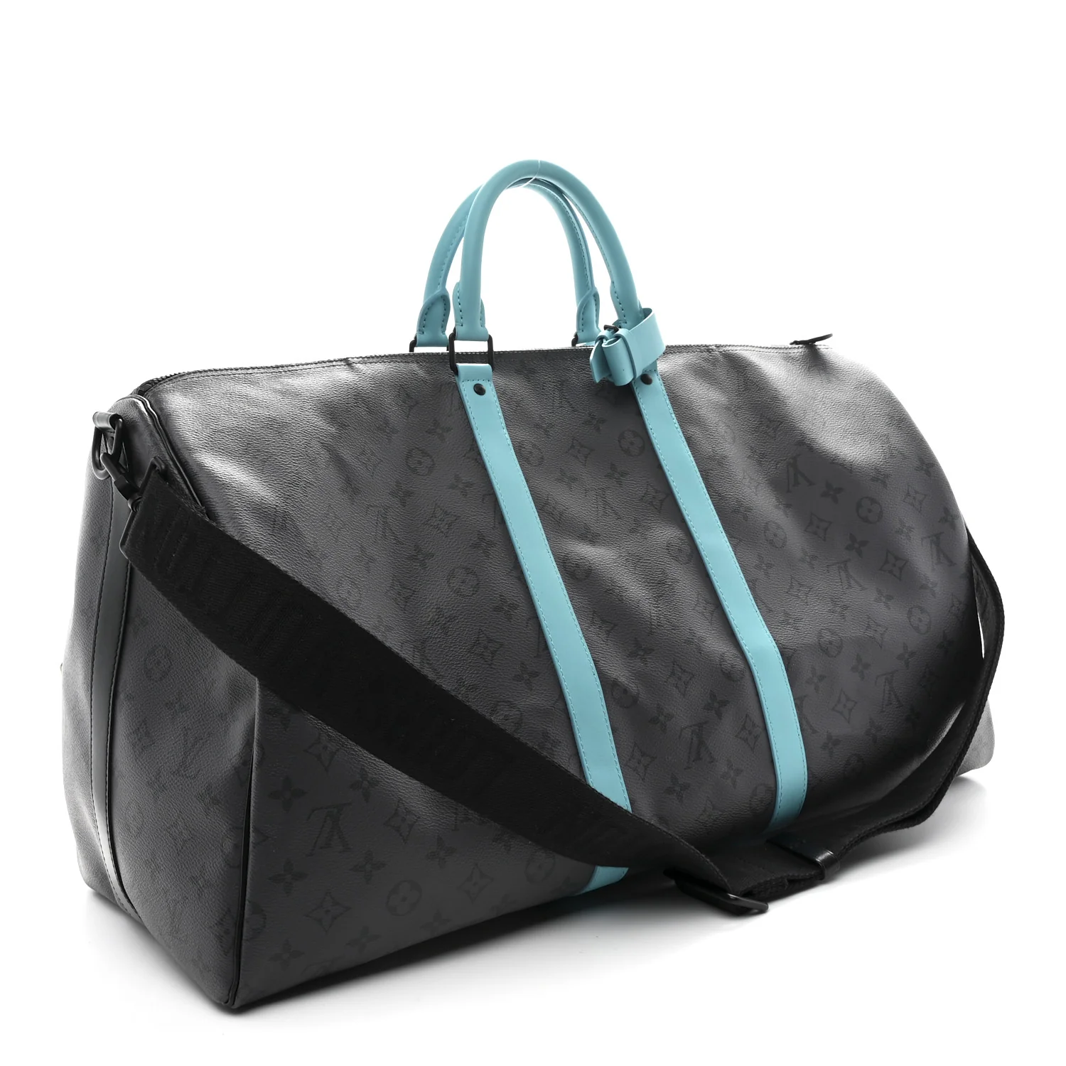 Reverse Monogram Eclipse Keepall Bandouliere 55 Turquoise - Image 2