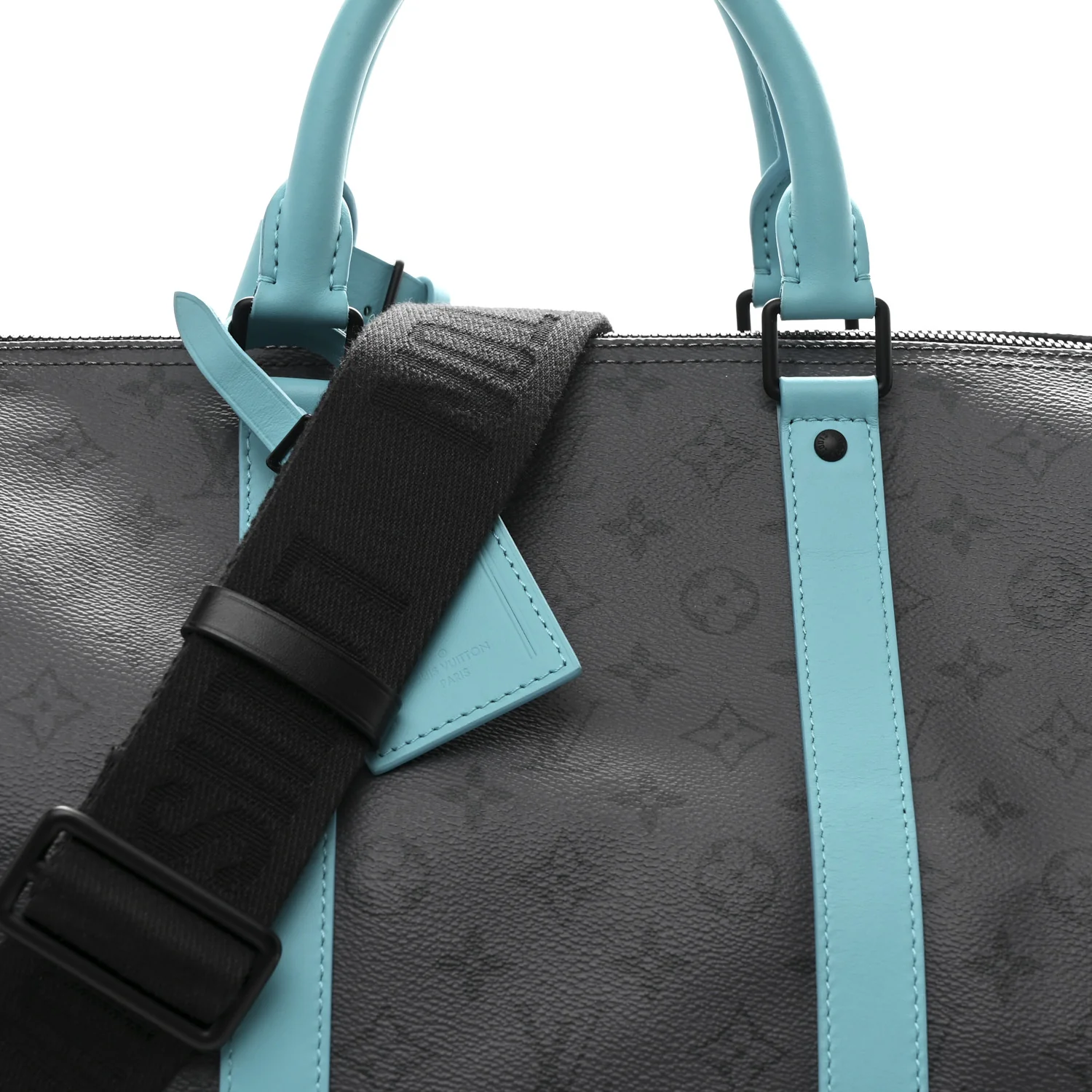 Reverse Monogram Eclipse Keepall Bandouliere 55 Turquoise - Image 5