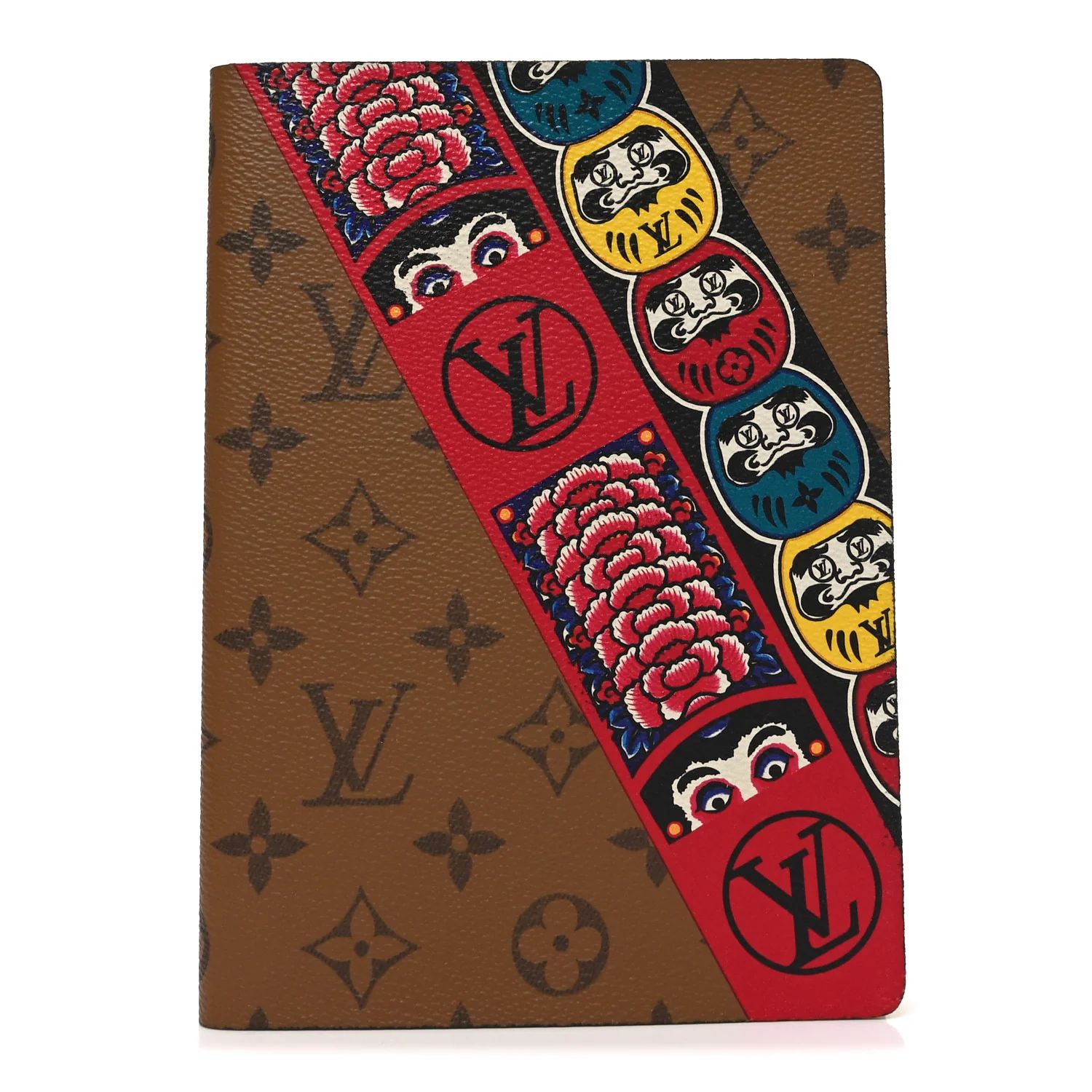 Reverse Monogram Kabuki Stickers Clemence Notebook