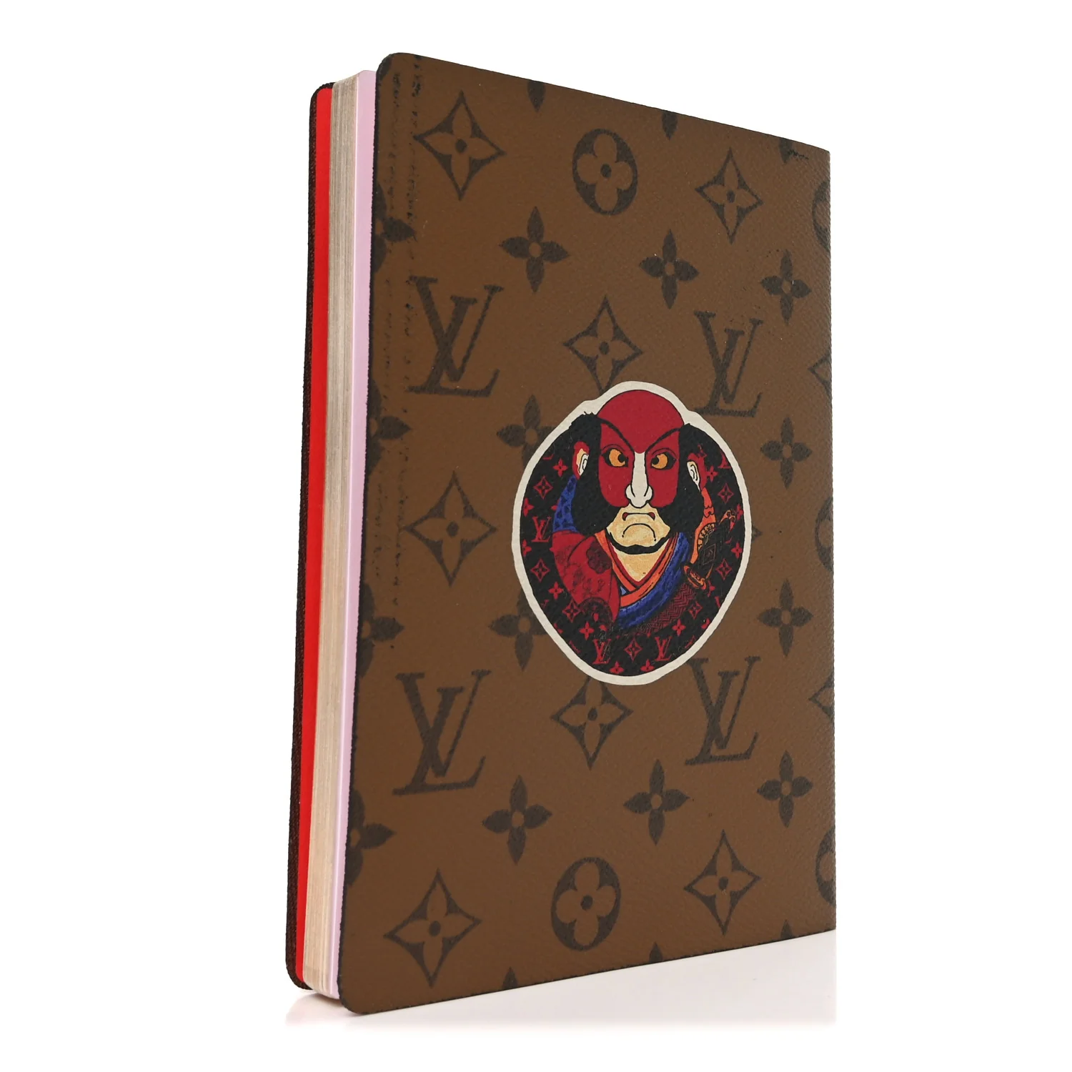 Reverse Monogram Kabuki Stickers Clemence Notebook - Image 3
