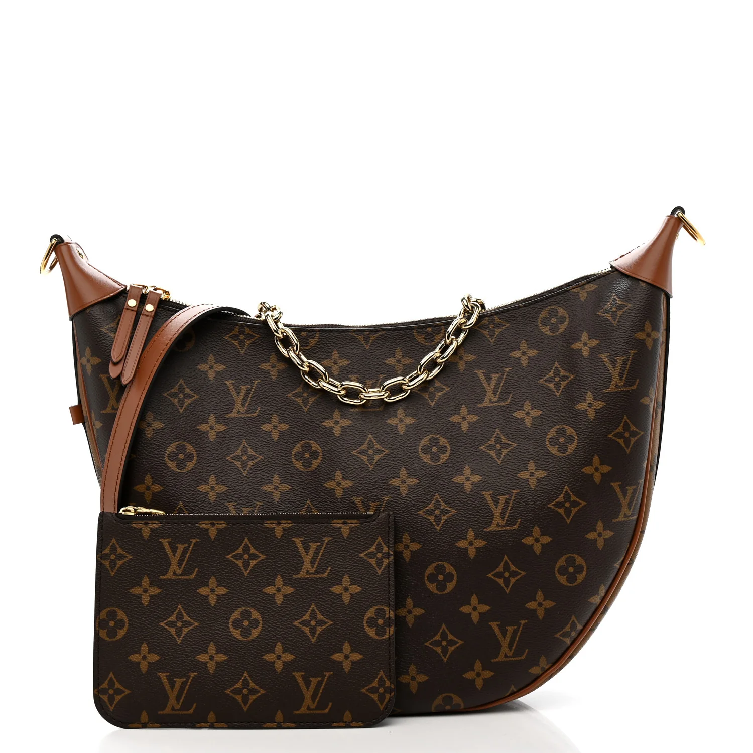 Reverse Monogram Loop Hobo - Image 3