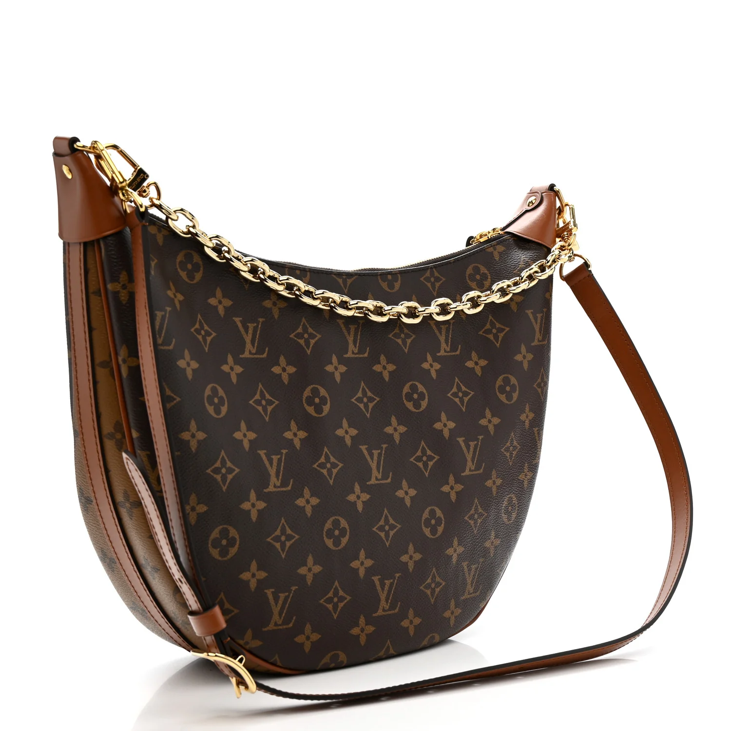Reverse Monogram Loop Hobo - Image 4