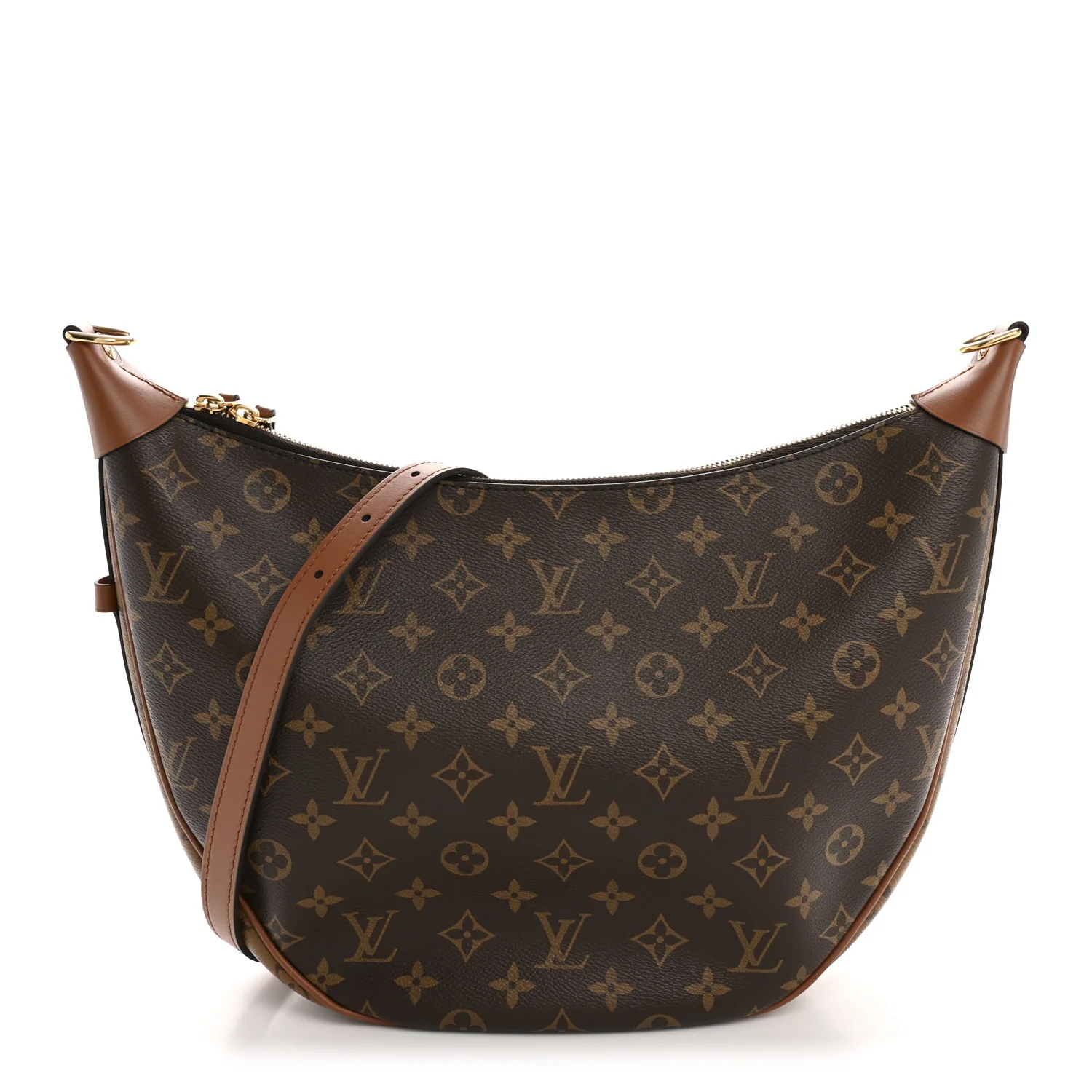 Reverse Monogram Loop Hobo