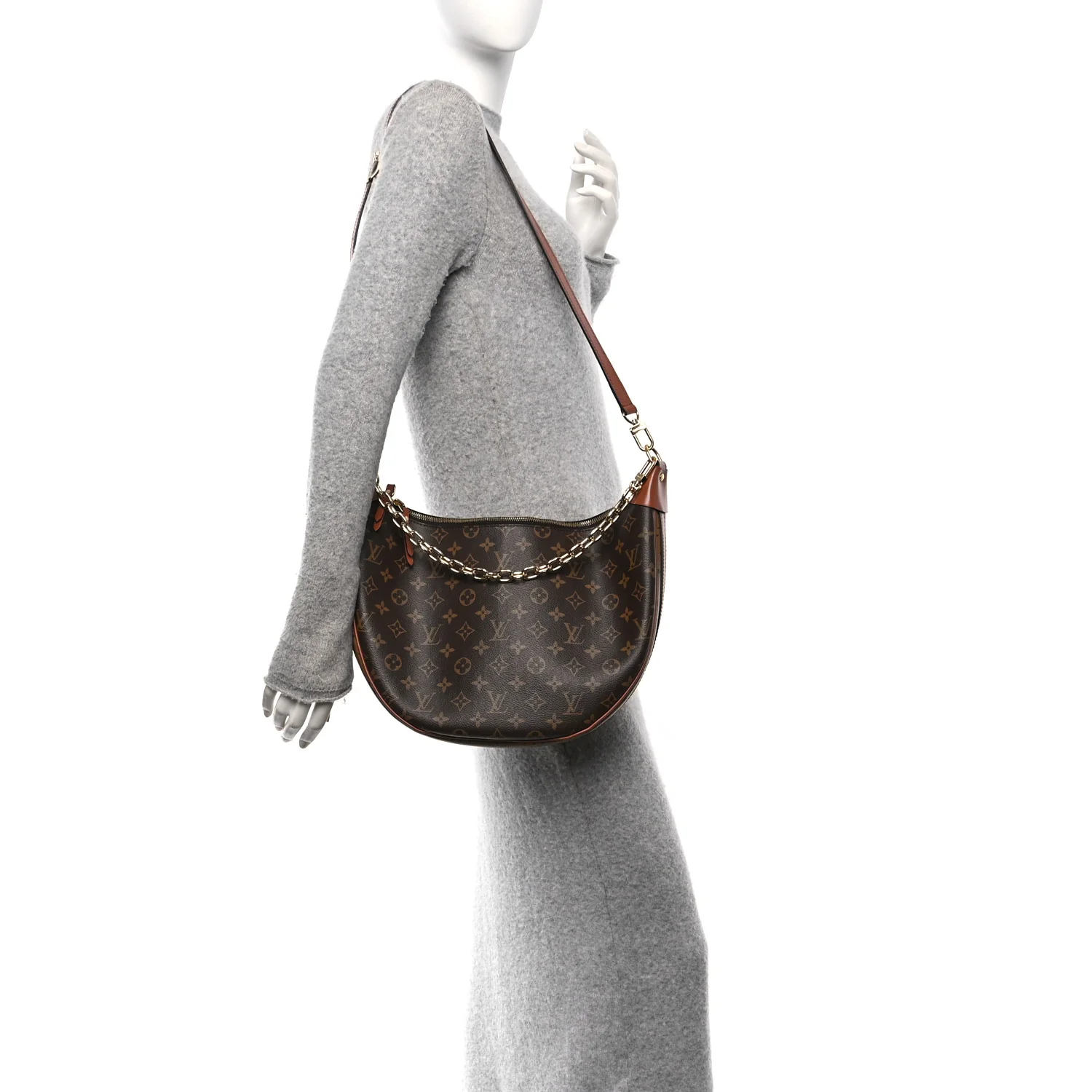 Reverse Monogram Loop Hobo - Image 2