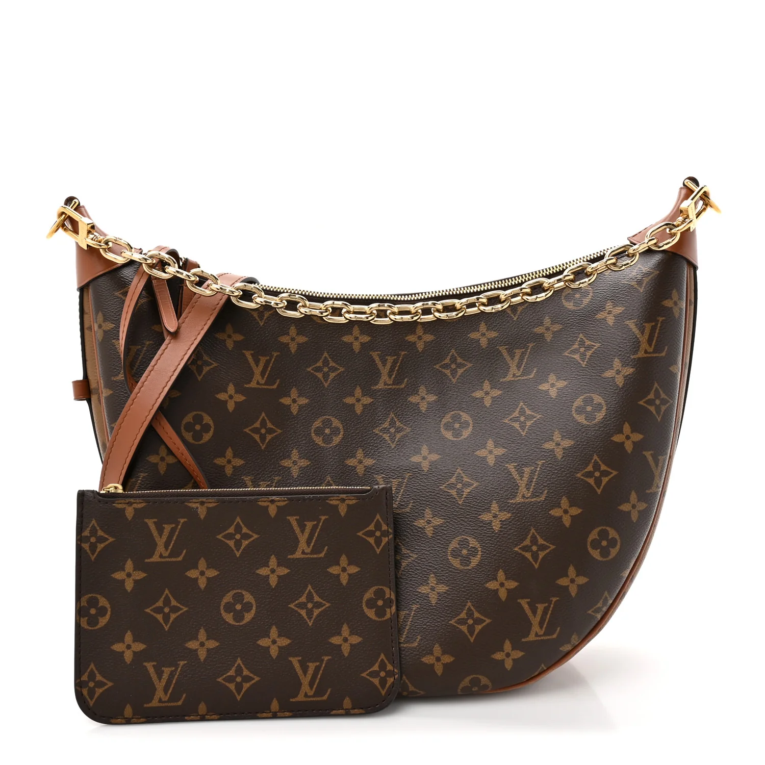 Reverse Monogram Loop Hobo - Image 3