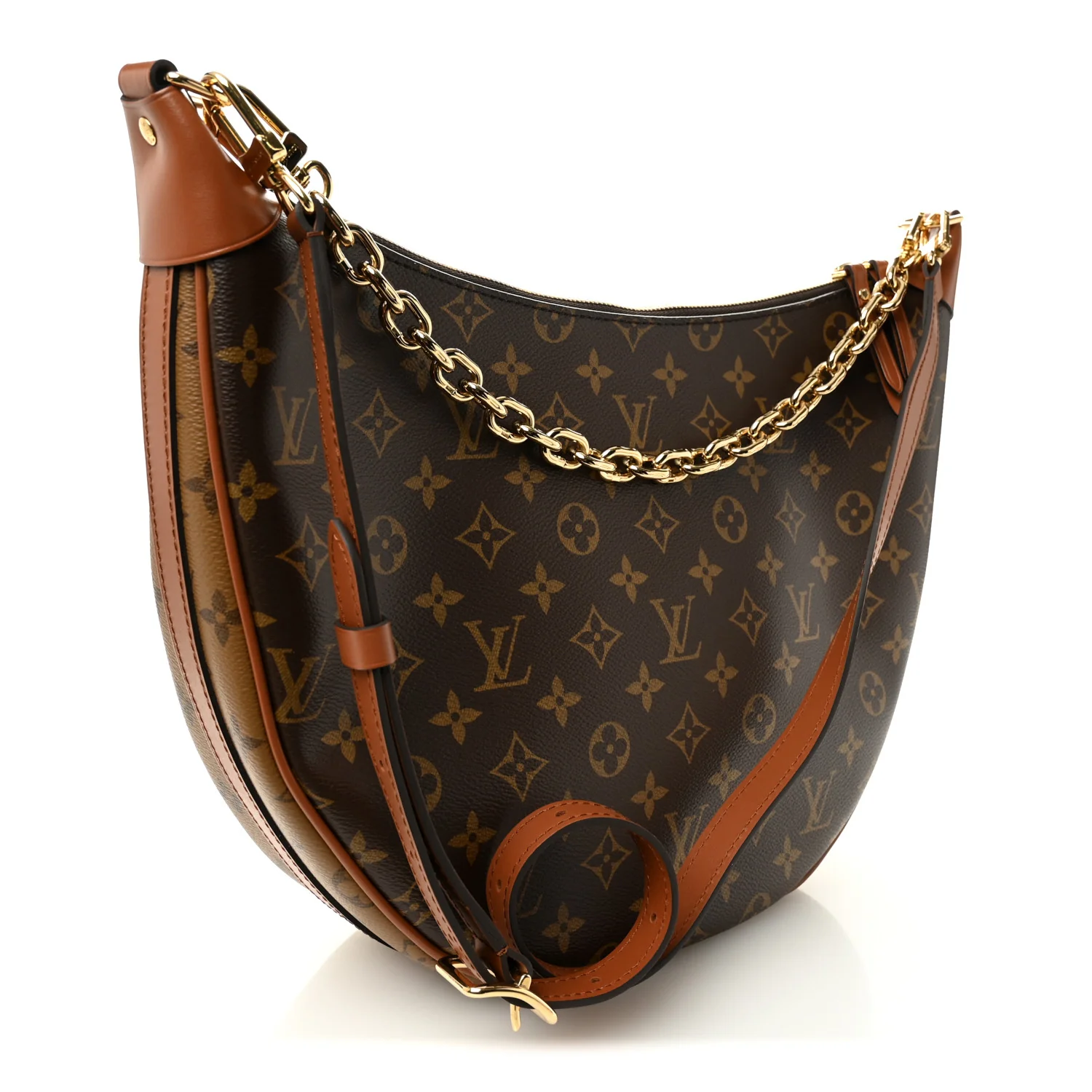 Reverse Monogram Loop Hobo - Image 4