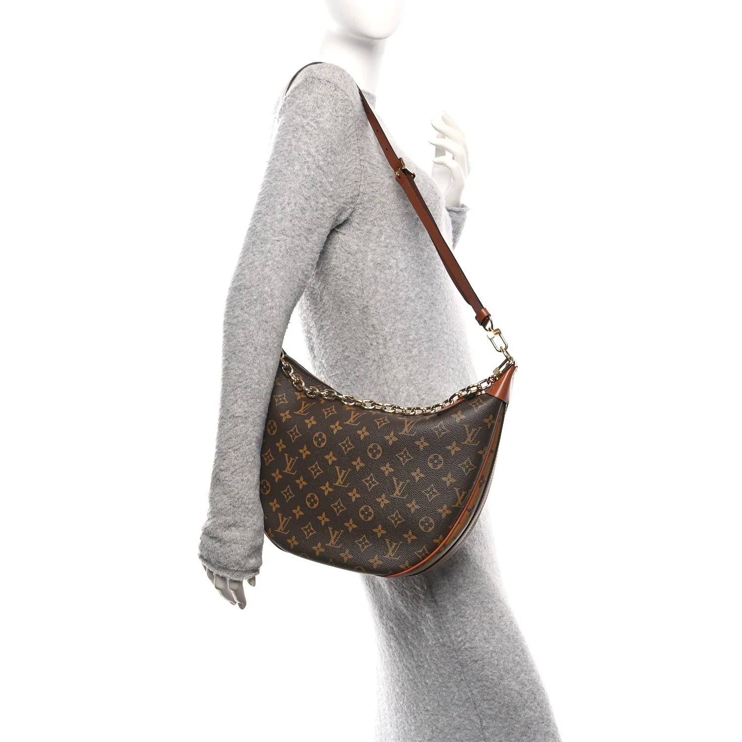 Reverse Monogram Loop Hobo - Image 2