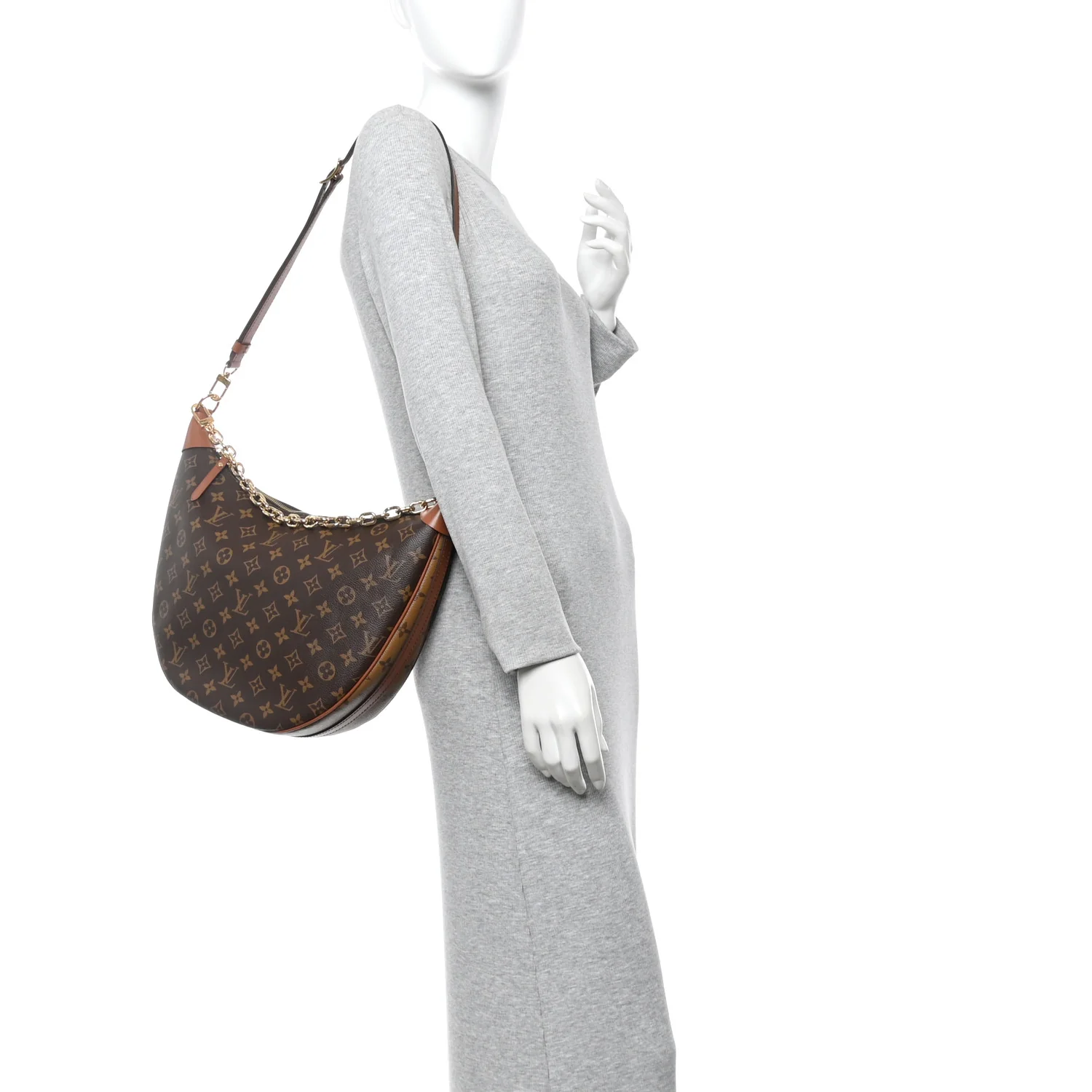 Reverse Monogram Loop Hobo - Image 2