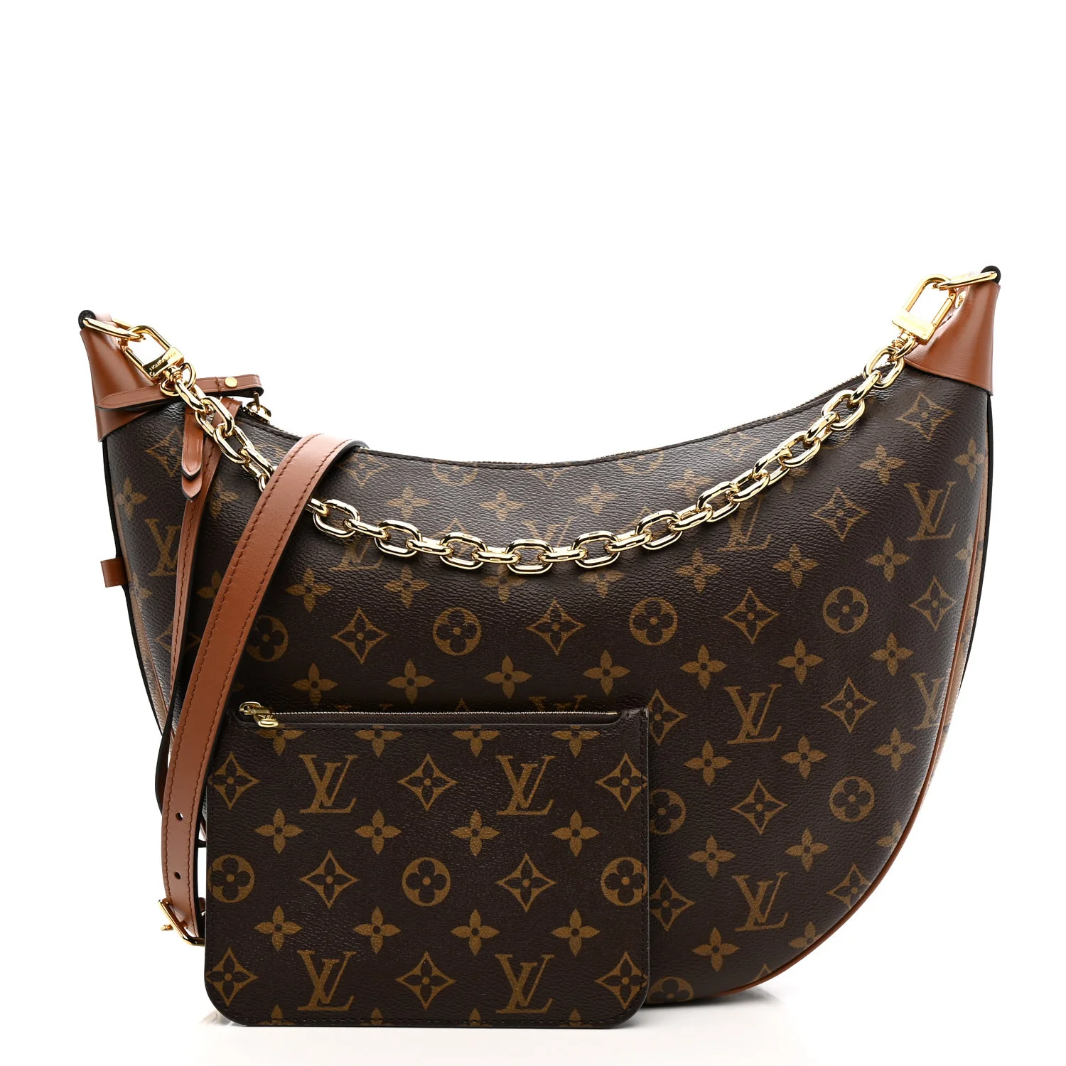 Reverse Monogram Loop Hobo - Image 3