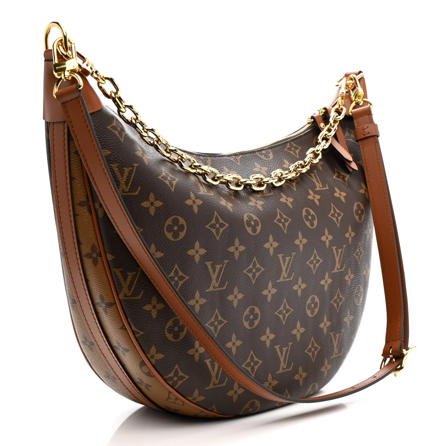 Reverse Monogram Loop Hobo - Image 4
