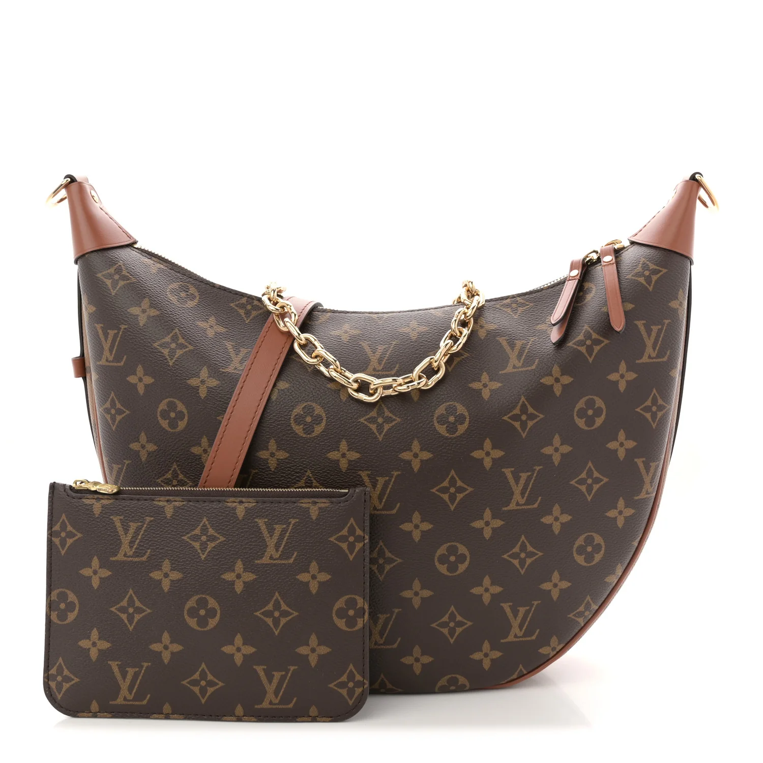 Reverse Monogram Loop Hobo - Image 3