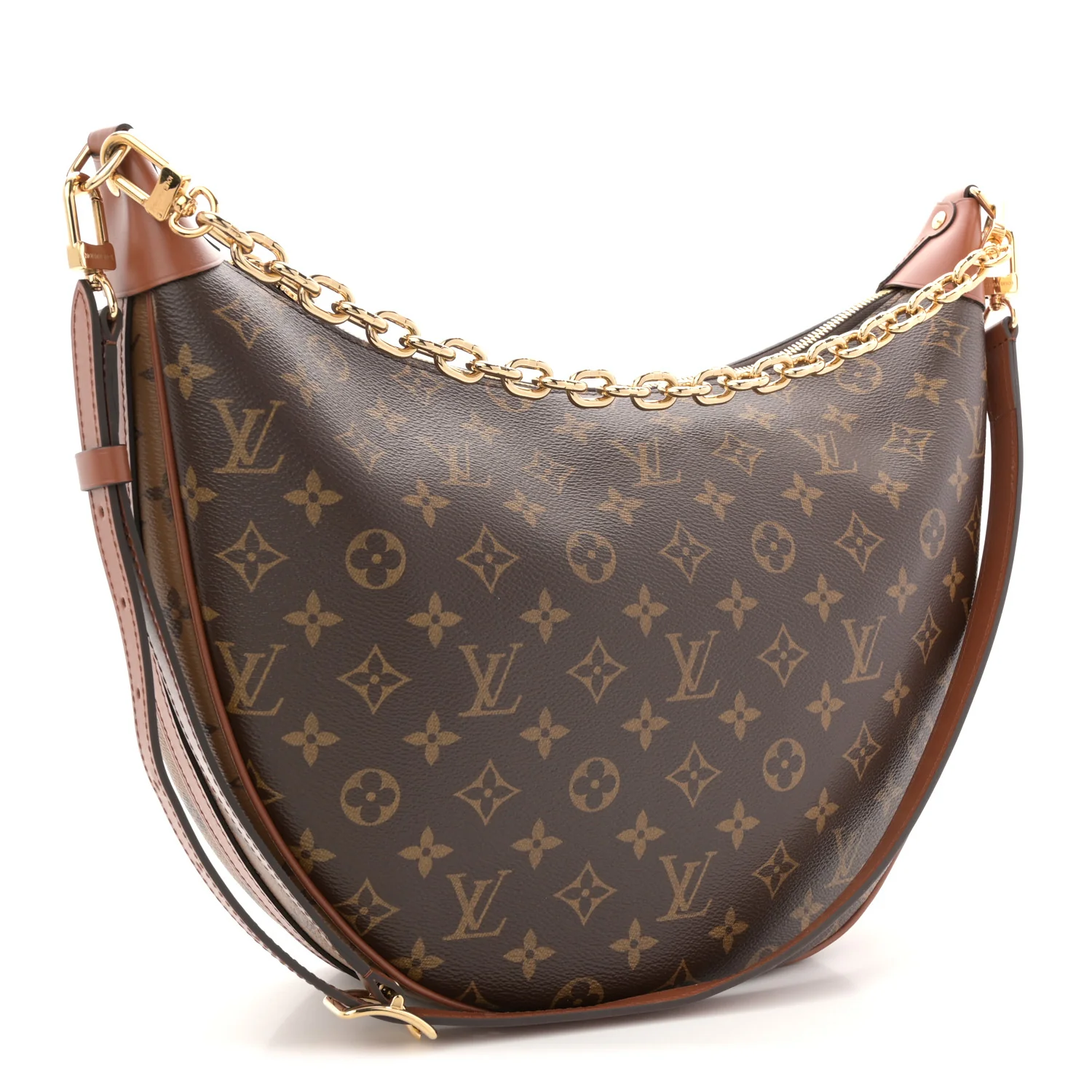 Reverse Monogram Loop Hobo - Image 4