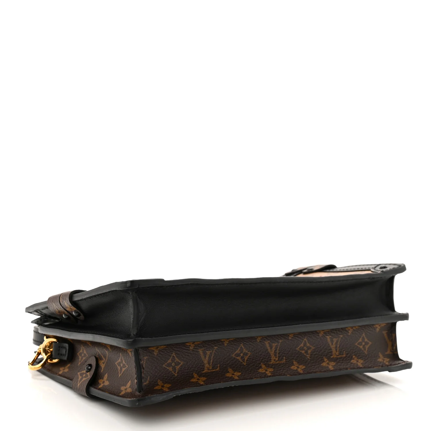 Reverse Monogram Trunk Clutch - Image 4