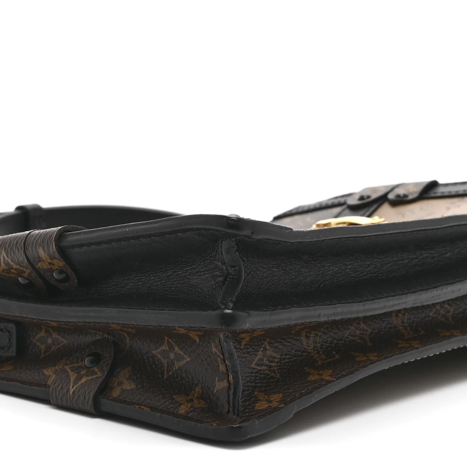 Reverse Monogram Trunk Clutch - Image 8