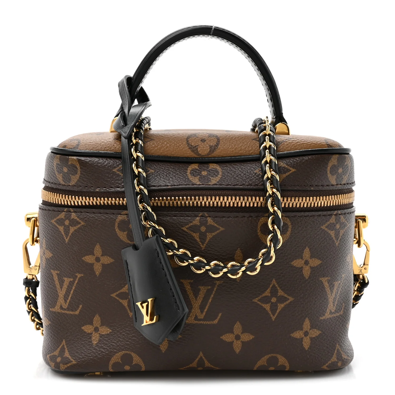 Reverse Monogram Vanity Chain Pouch