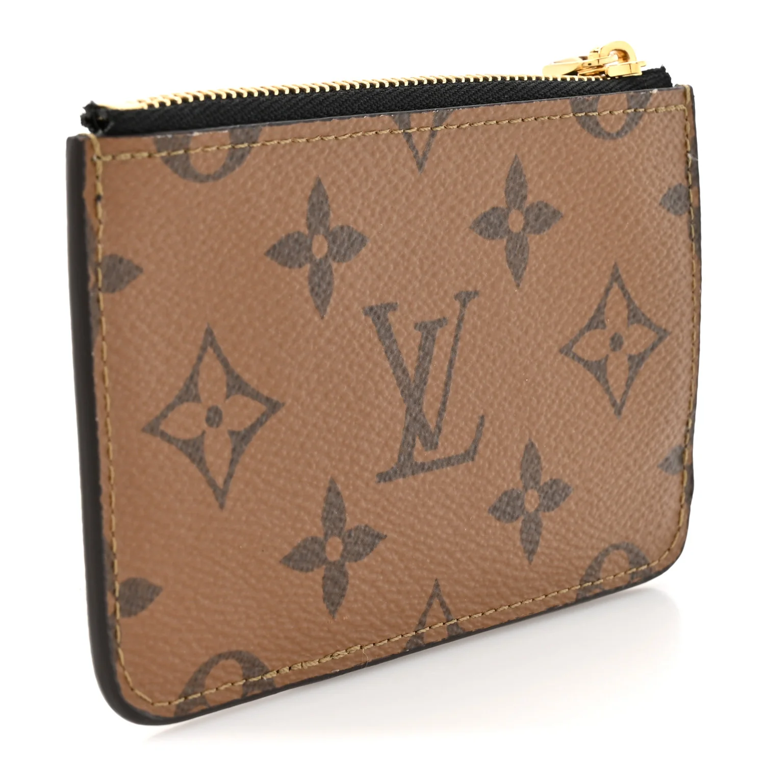 Reverse Monogram Zipped Romy Card Holder - Image 3