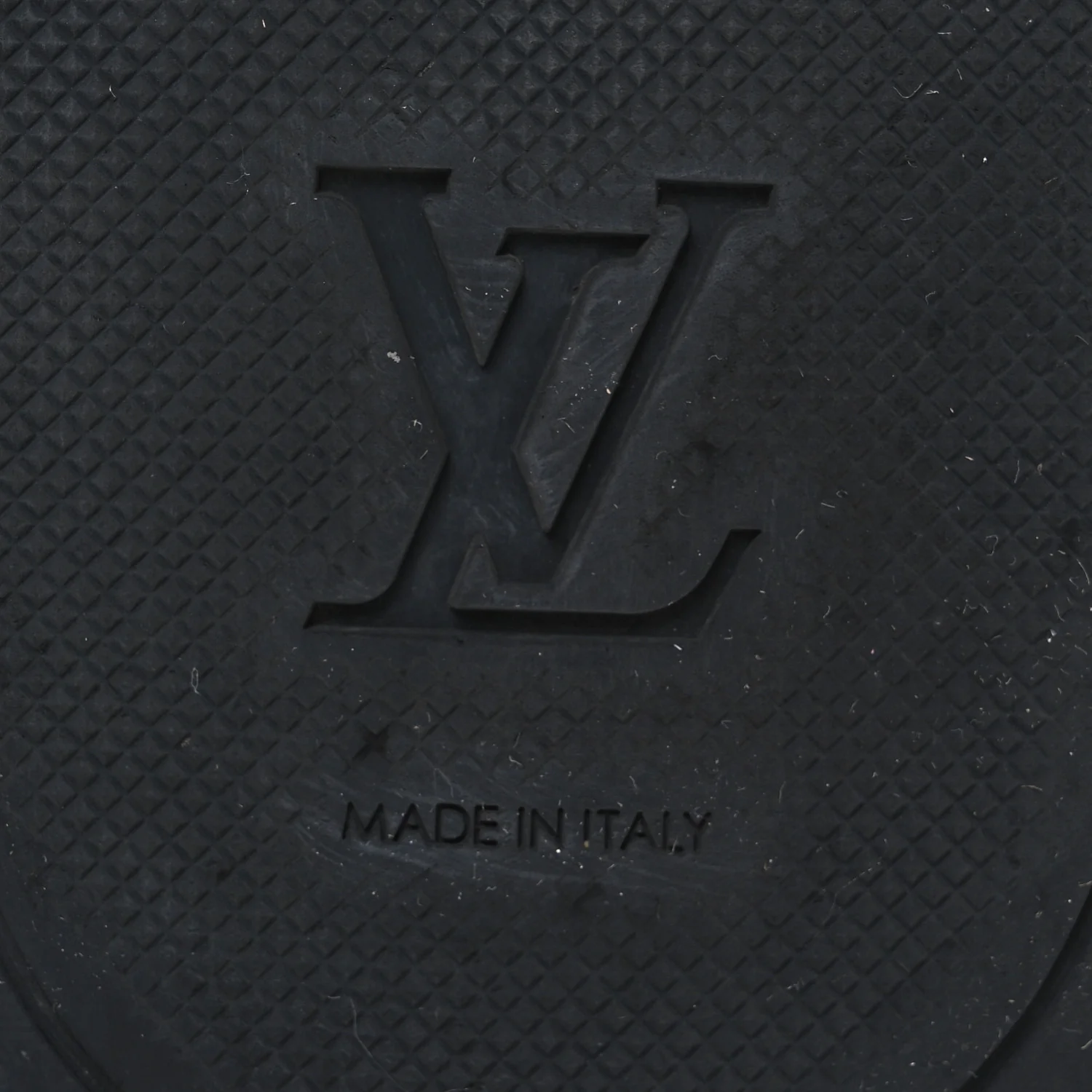 Rubber Monogram Eclipse Mens Waterfront Mules 9 Black - Image 8