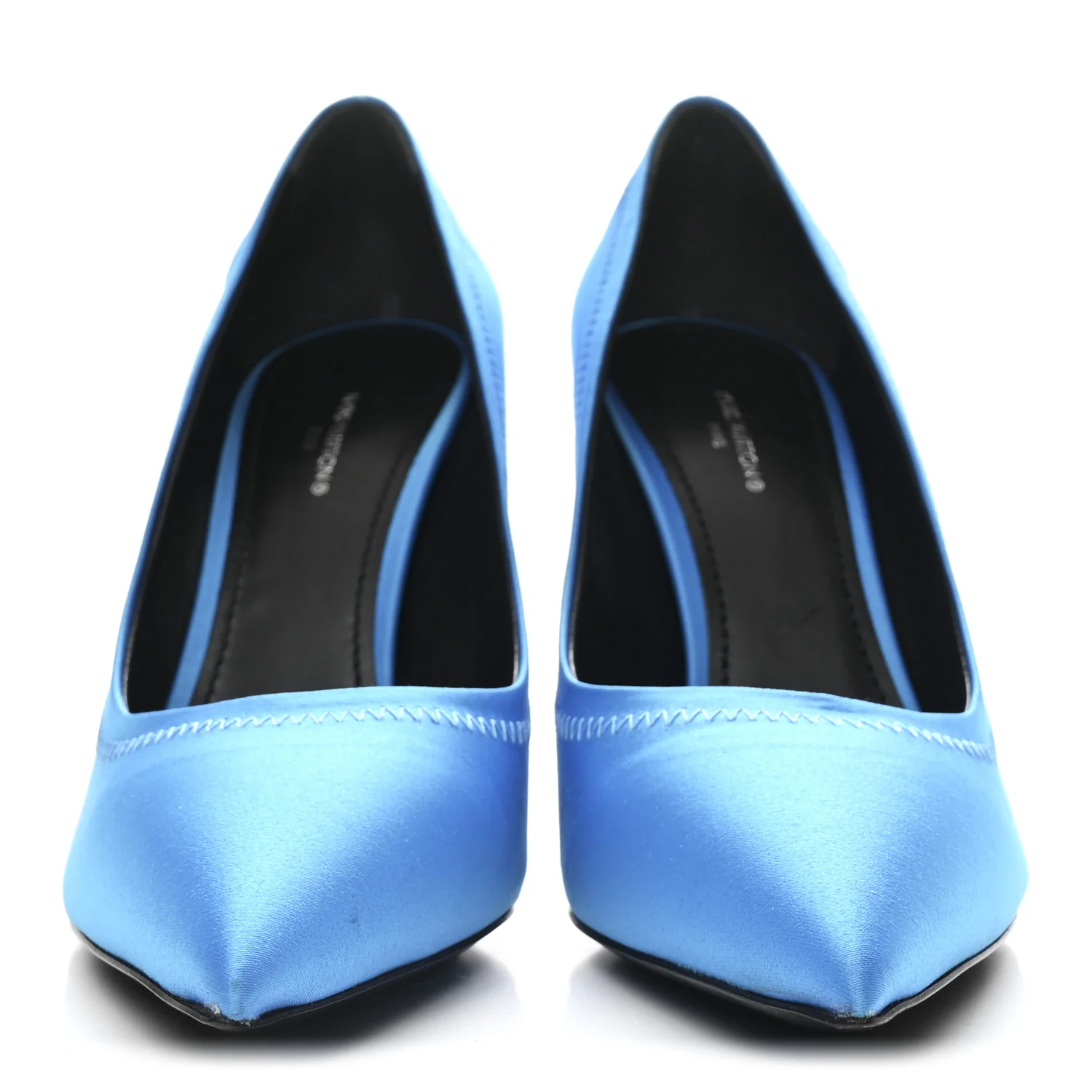 Satin Archlight Pumps 38.5 Blue - Image 2