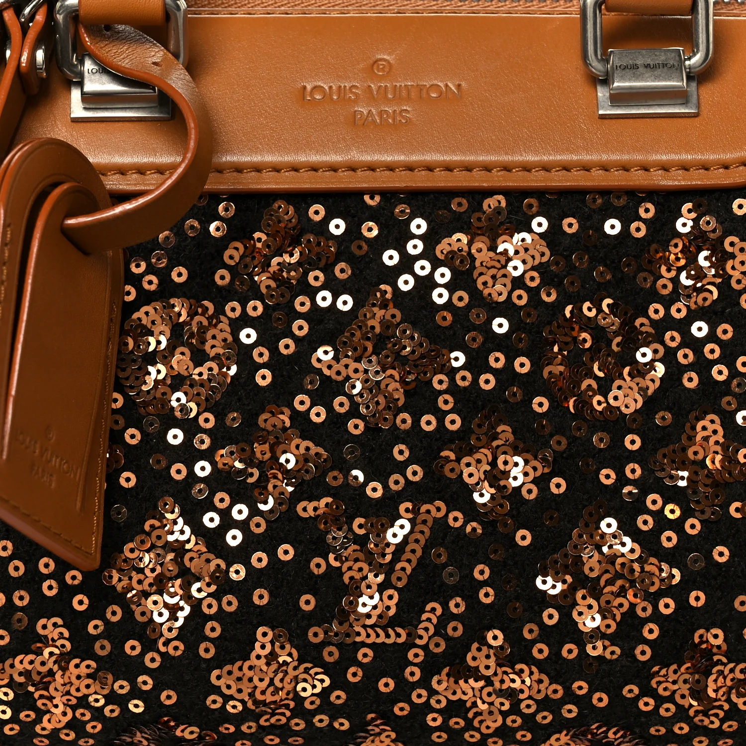 Sequin Monogram Sunshine Express Baby Gold - Image 9