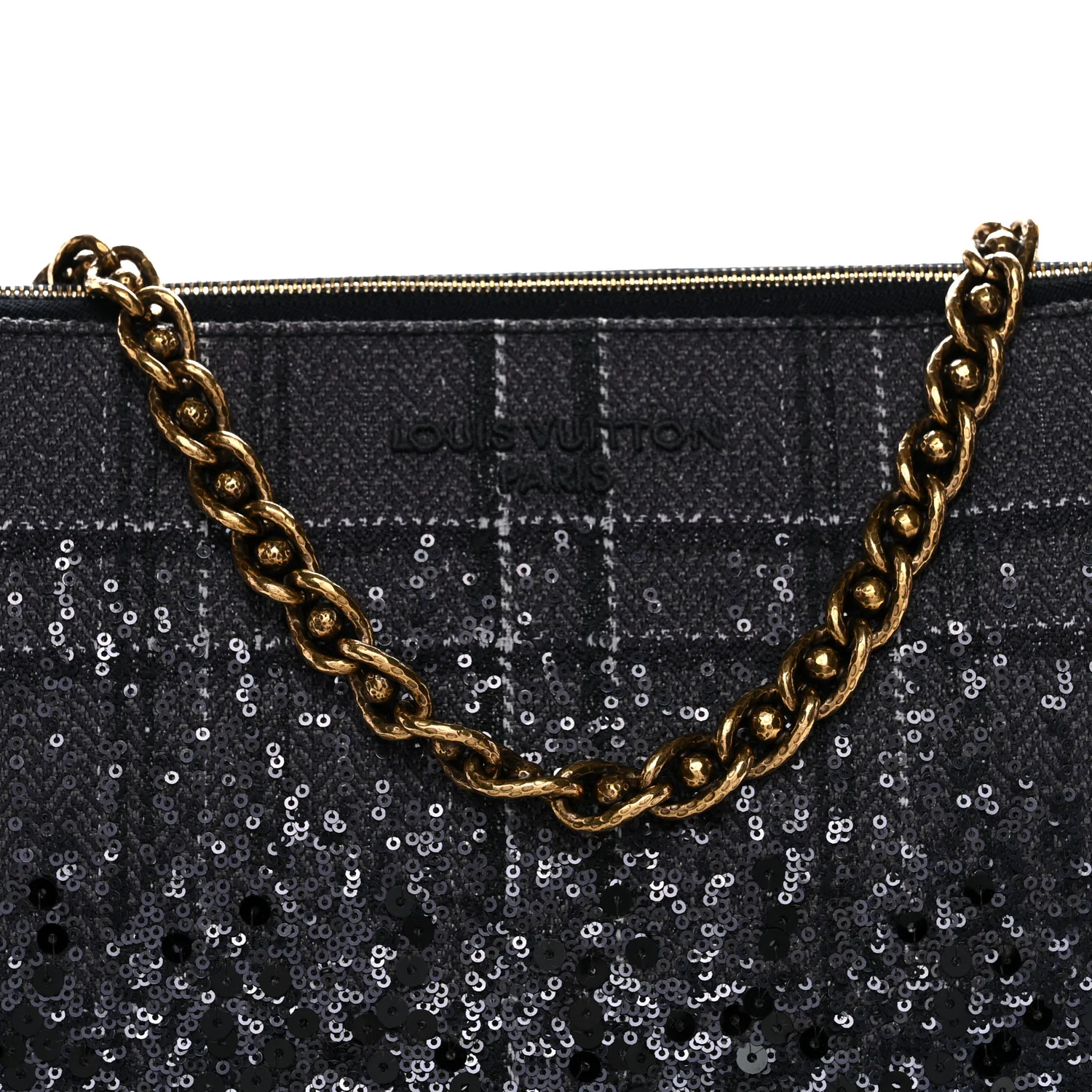 Sequin Reverie Pochette Accessories MM Blue - Image 7