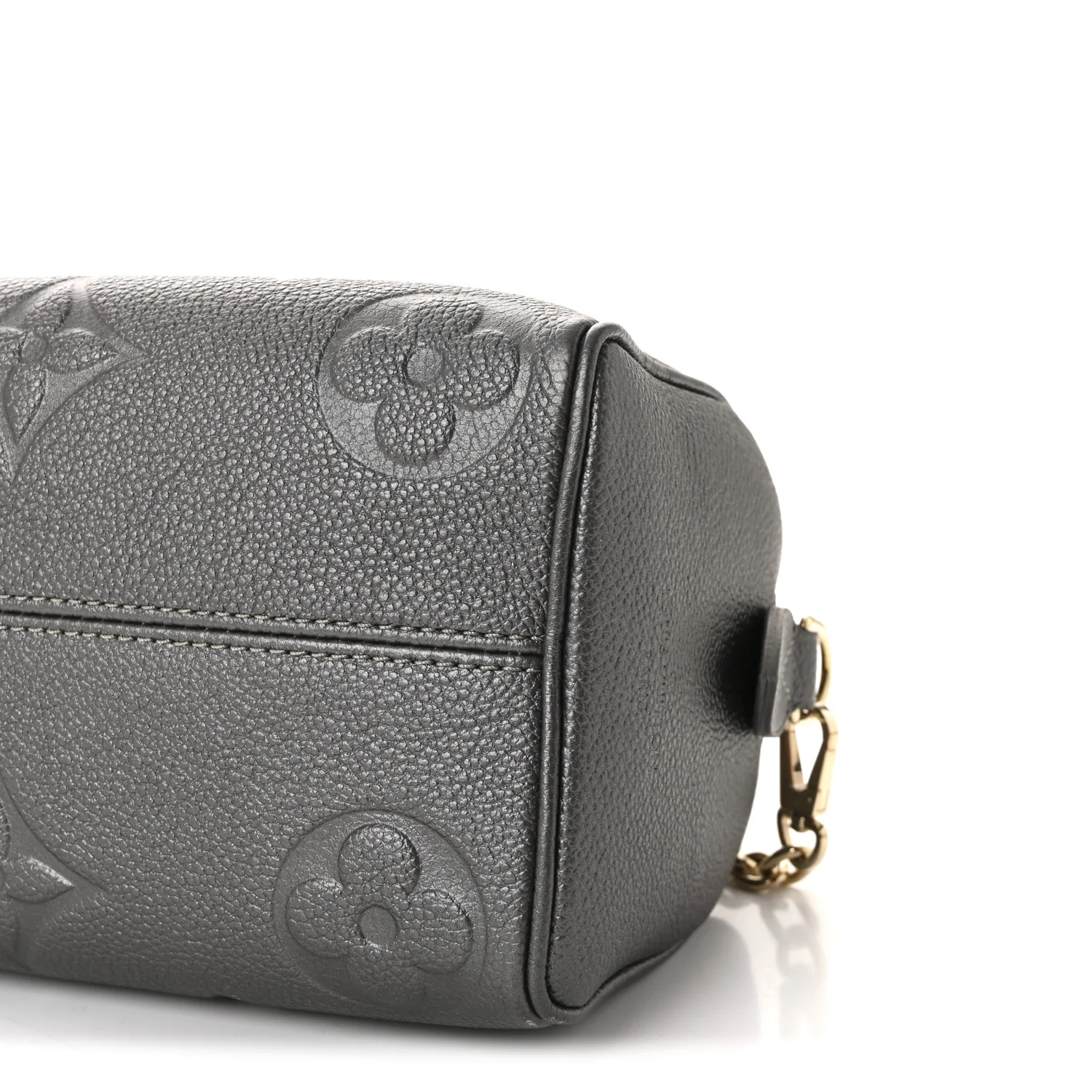 Shimmery Empreinte Monogram Giant Speedy Bandouliere 20 Gun Metal - Image 9