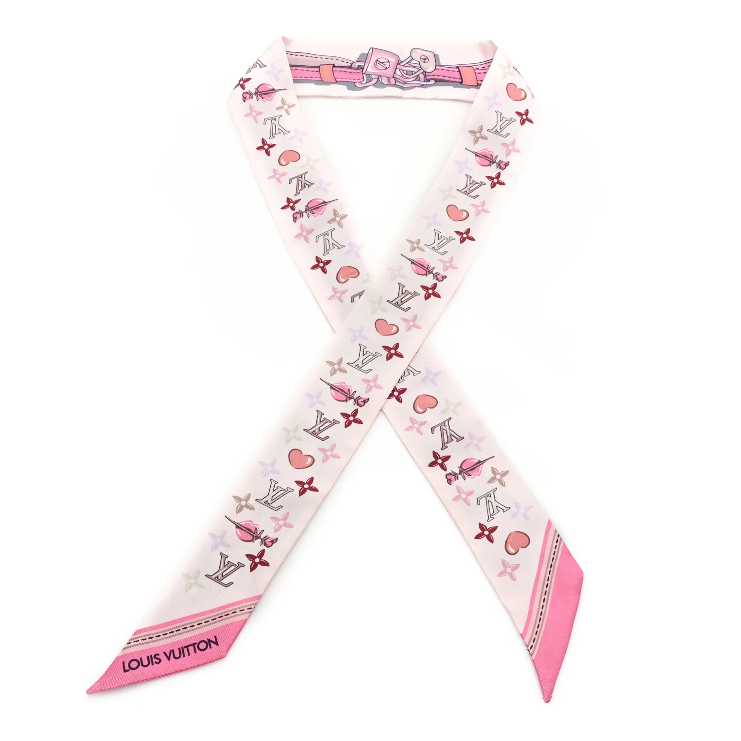 Silk Monogram A la Folie BB Bandeau Light Pink