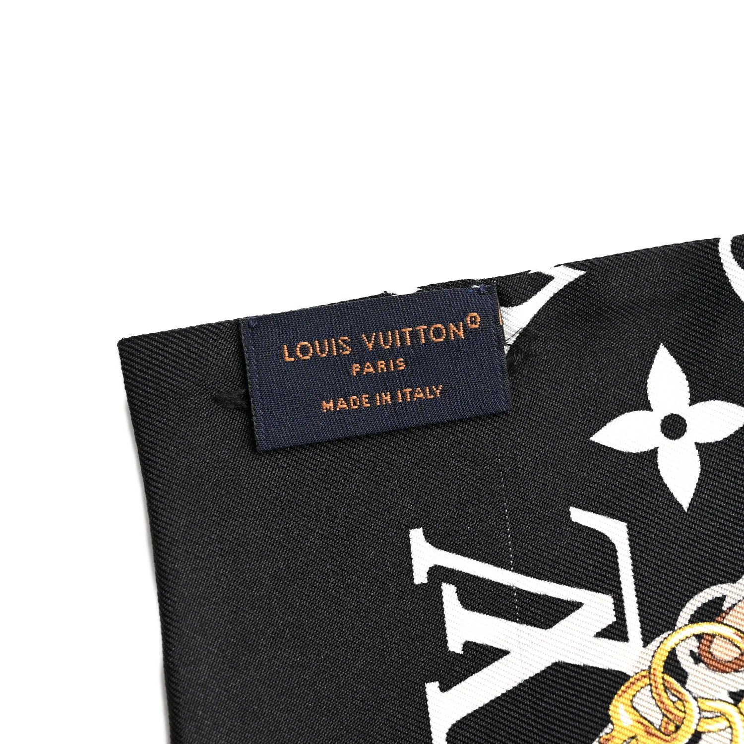 Silk Monogram Confidential Bandeau Black - Image 3