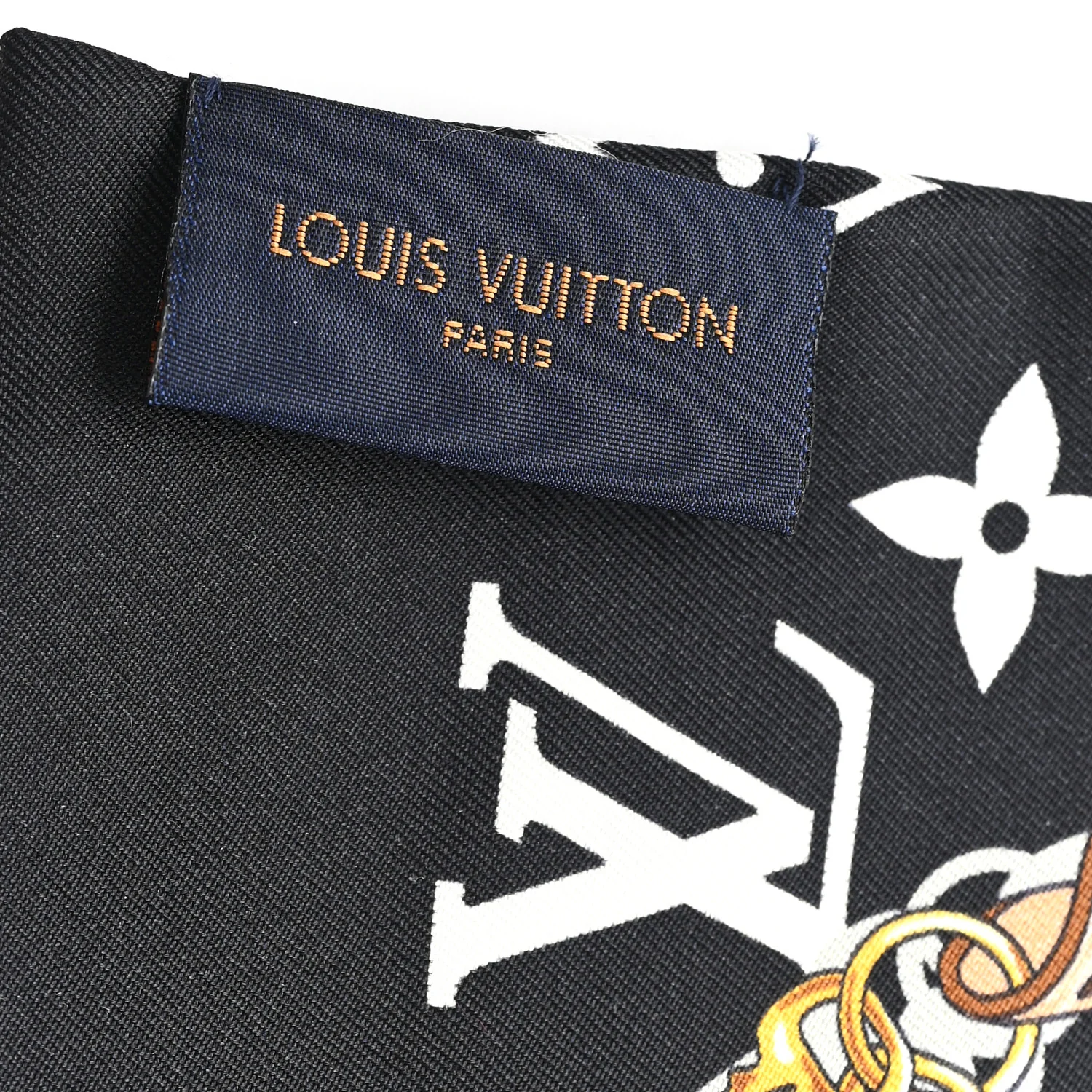 Silk Monogram Confidential Bandeau Black - Image 3