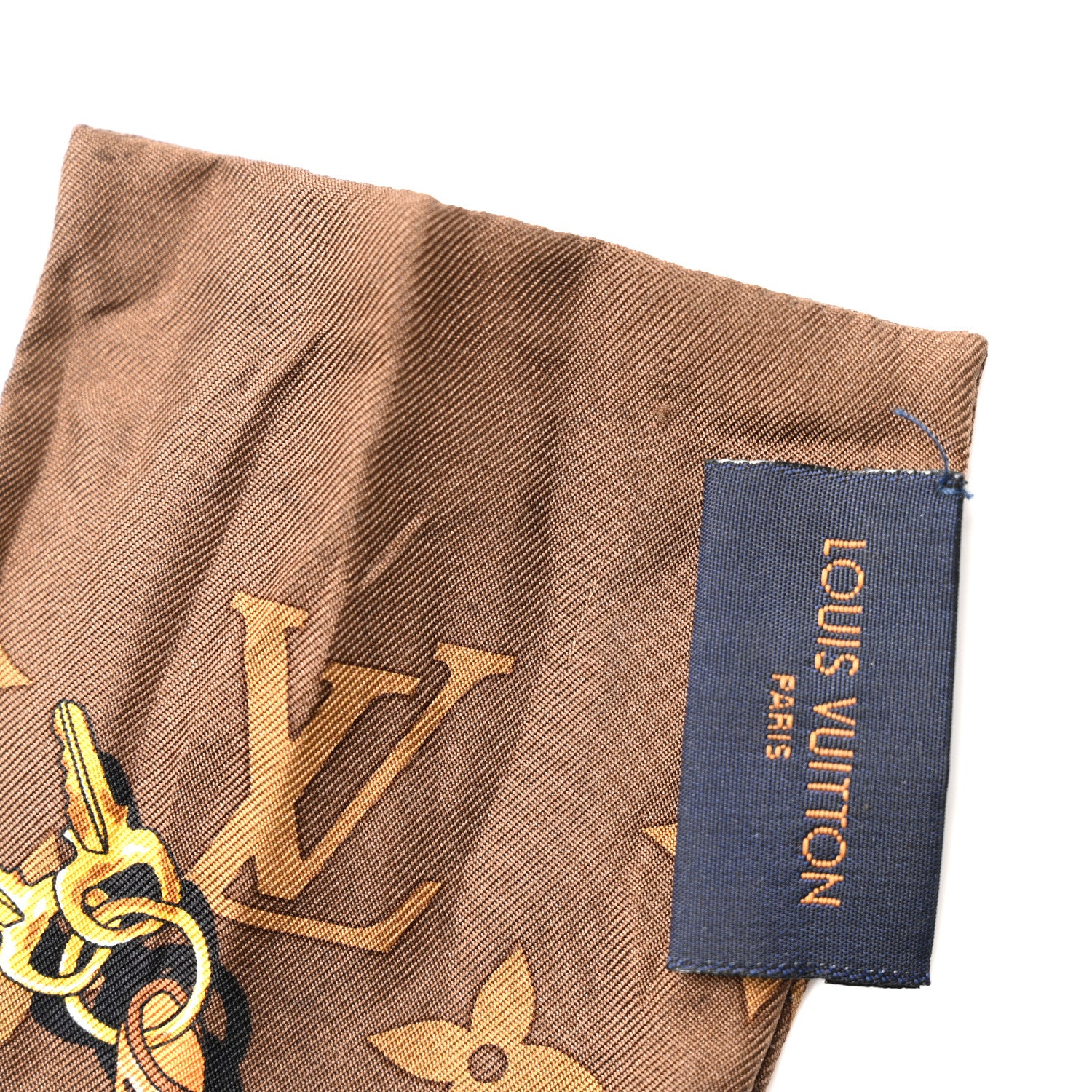 Silk Monogram Confidential Bandeau Brown - Image 6