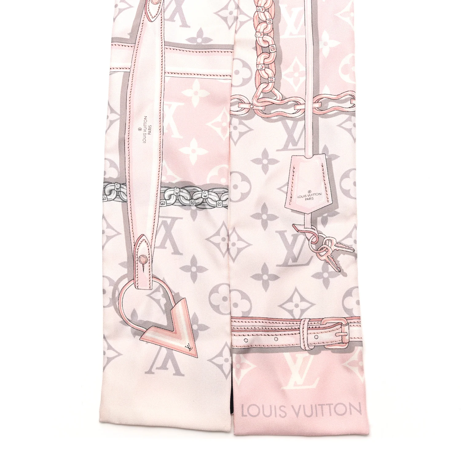 Silk Monogram Confidential Bandeau Light Pink - Image 3
