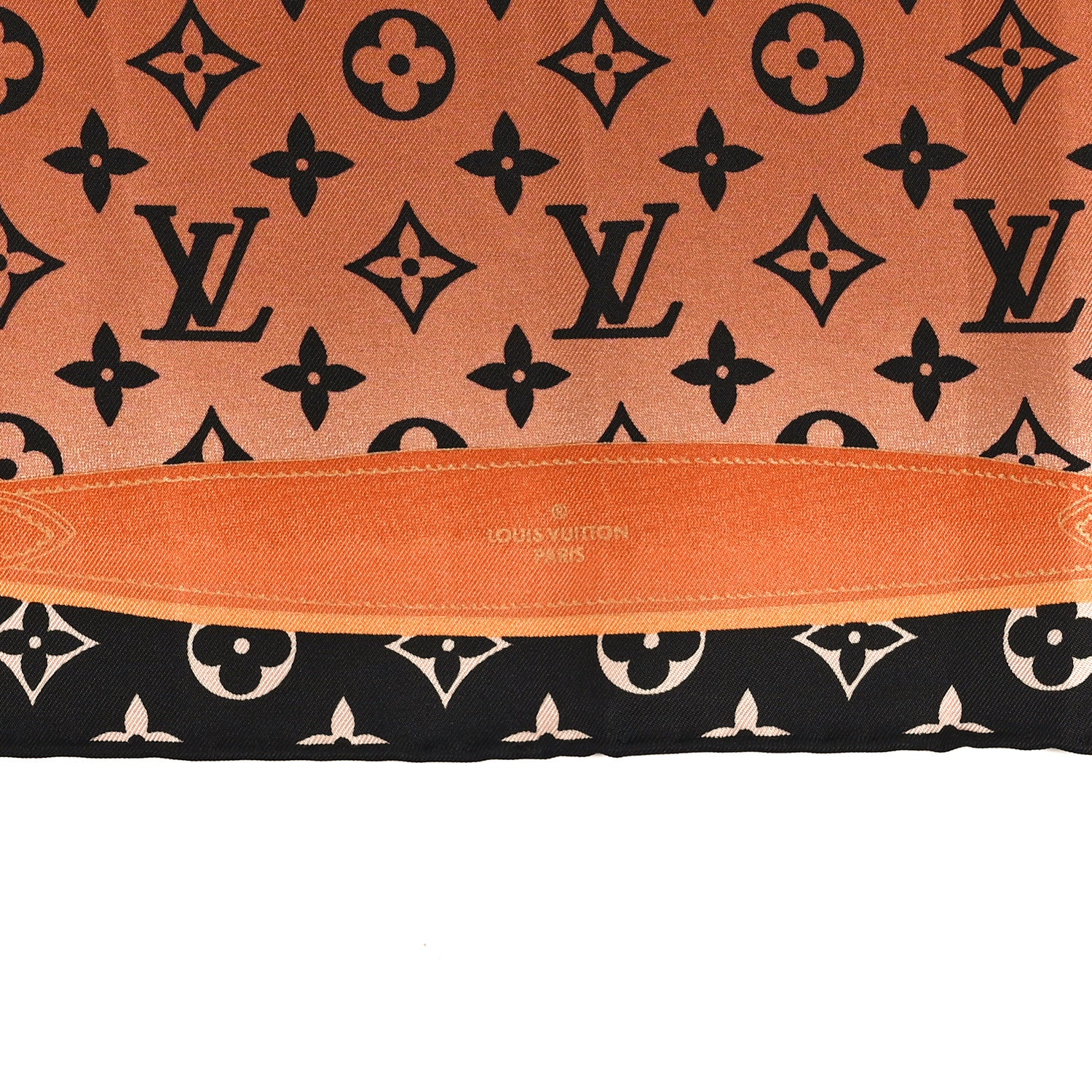 Silk Monogram Rising Confidential Square Scarf 70 Beige Multicolor - Image 2