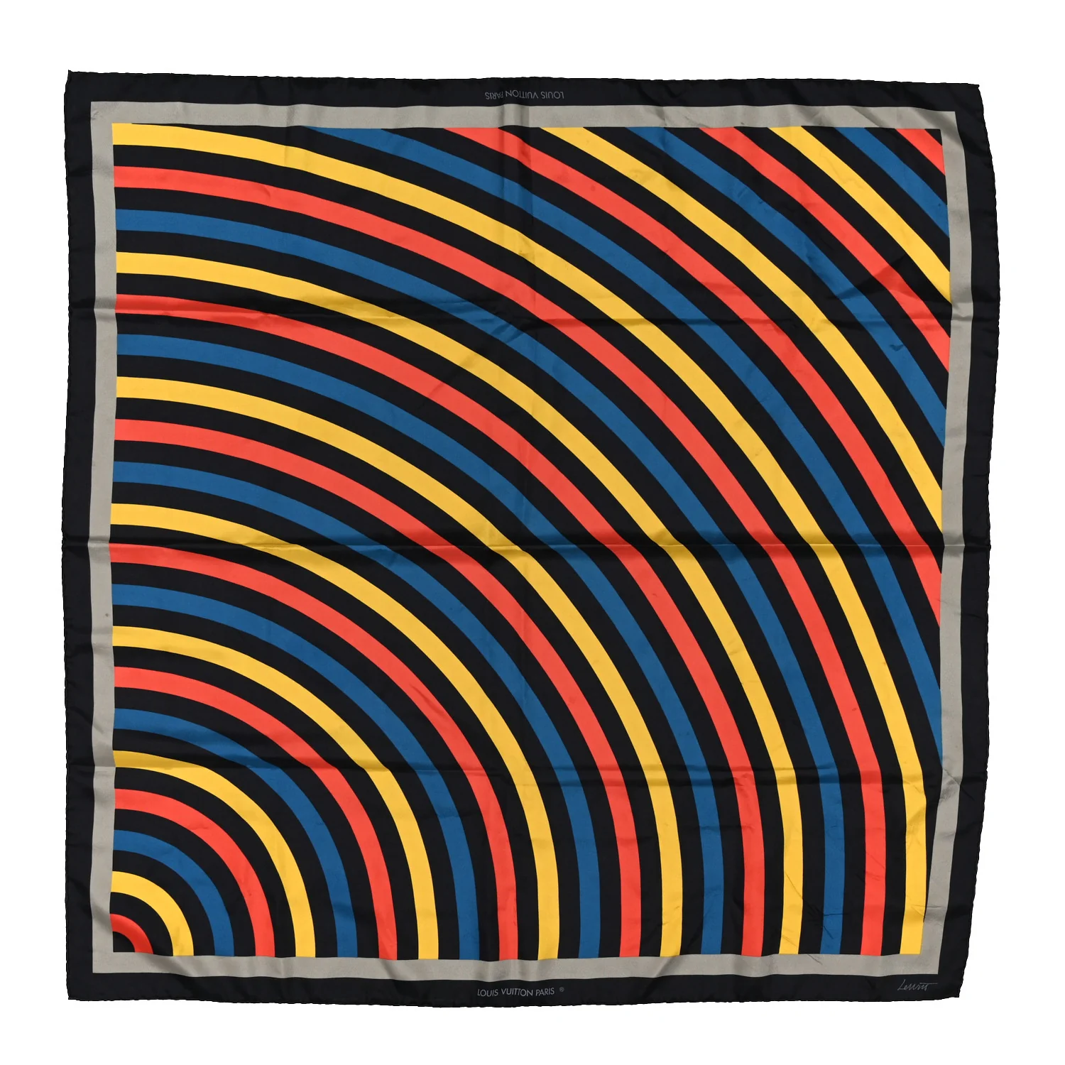 Silk Stripes Scarf Multicolor - Image 2