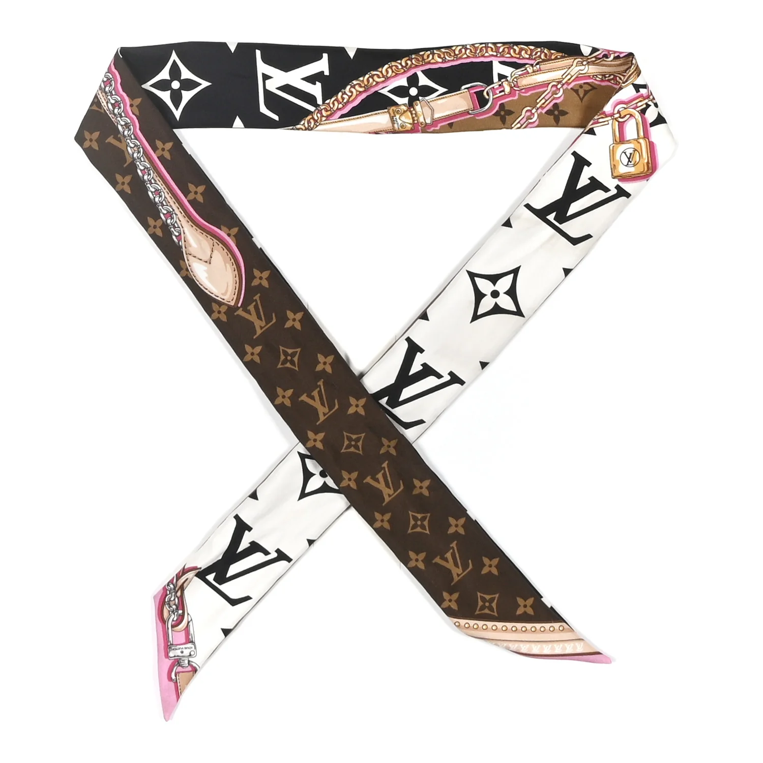 Silk Ultimate Monogram BB Bandeau Black