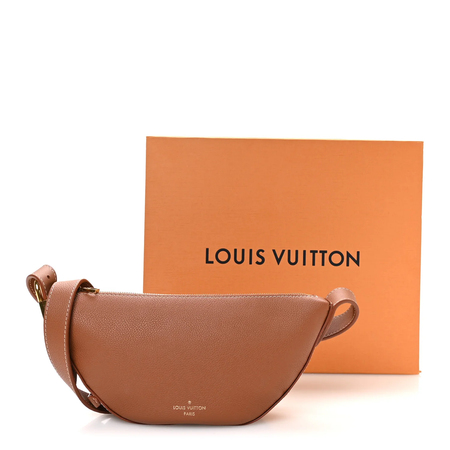 Smooth Calfskin Low Key Bumbag Cognac - Image 10