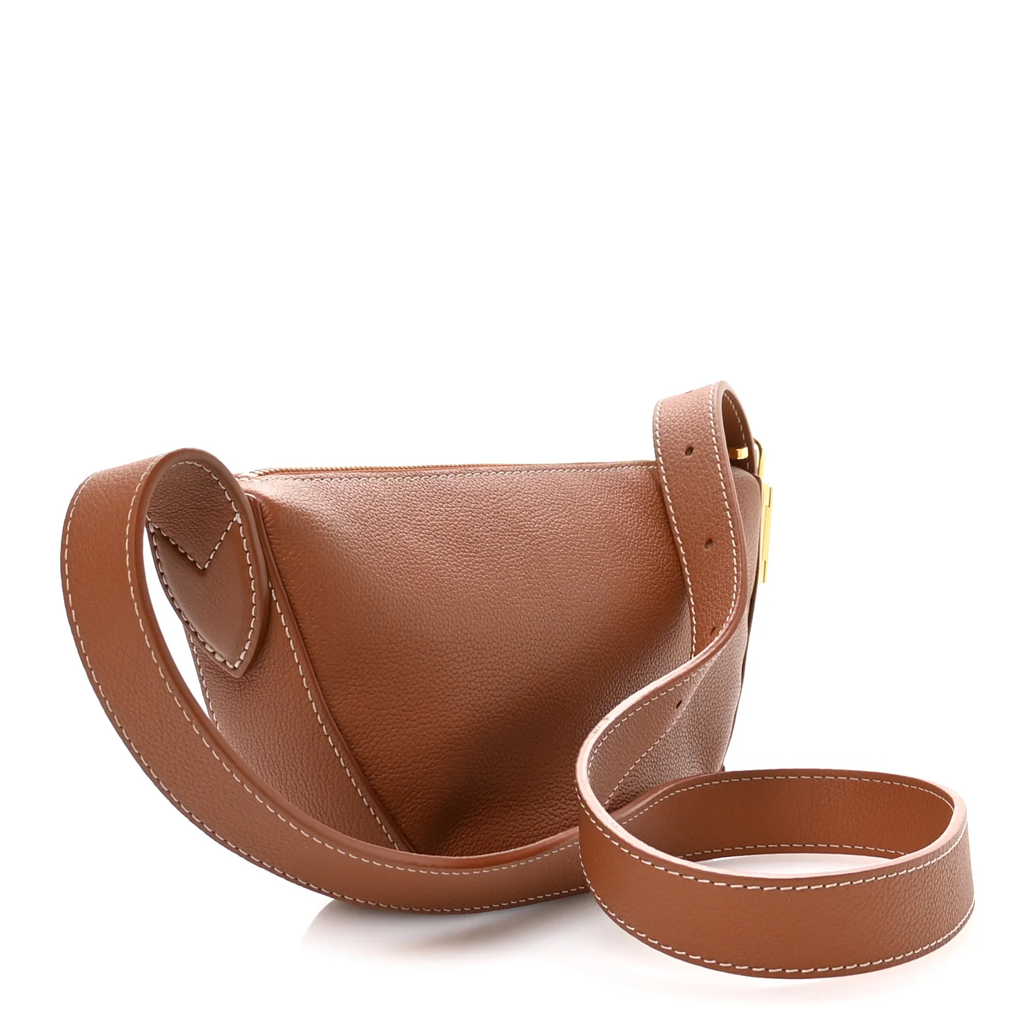 Smooth Calfskin Low Key Bumbag Cognac - Image 3