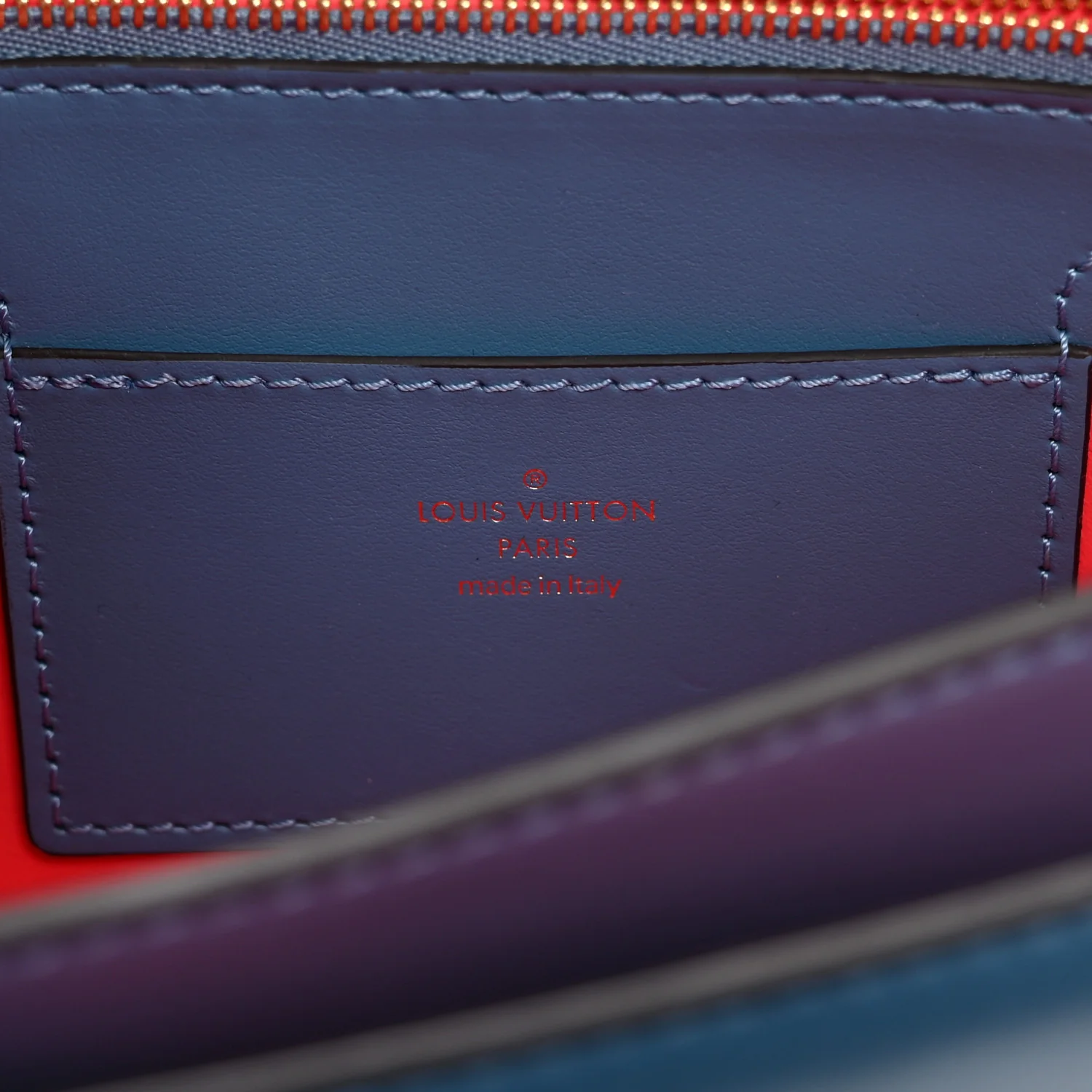 Smooth Calfskin LV Pont 9 Blue Orage - Image 6