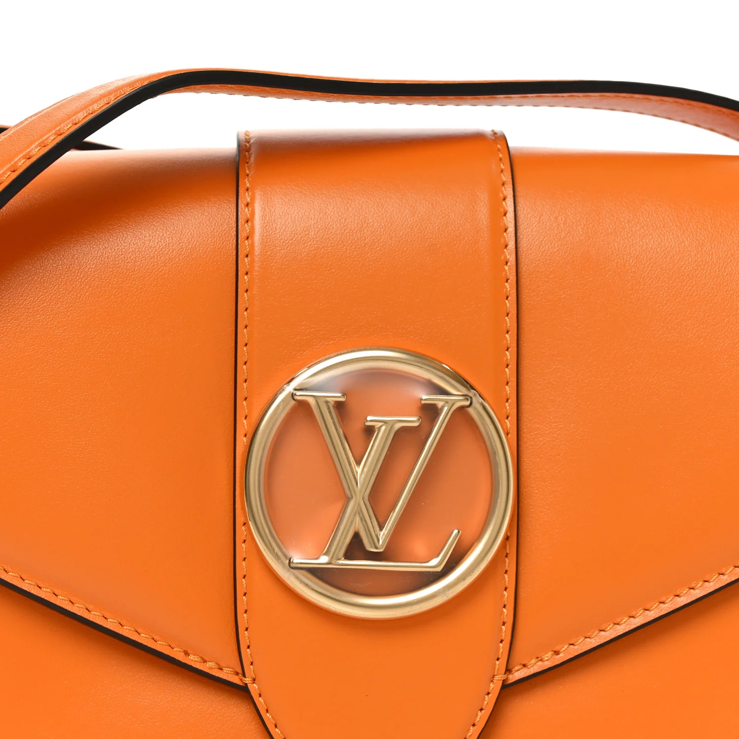 Smooth Calfskin LV Pont 9 Summer Gold - Image 7
