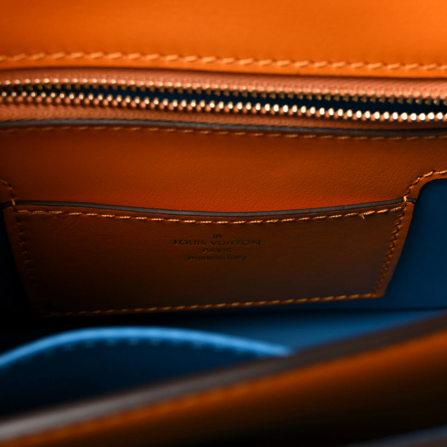 Smooth Calfskin LV Pont 9 Summer Gold - Image 6