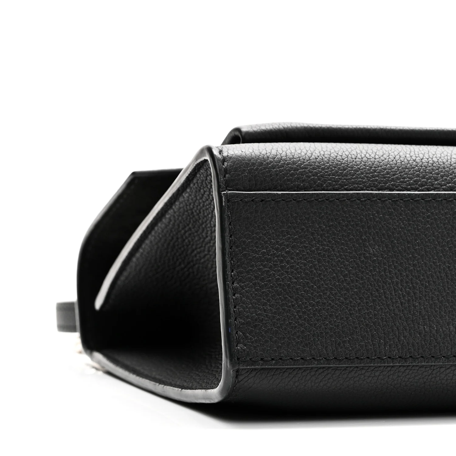 Soft Calfskin My Lockme Chain Bag BB Black - Image 8