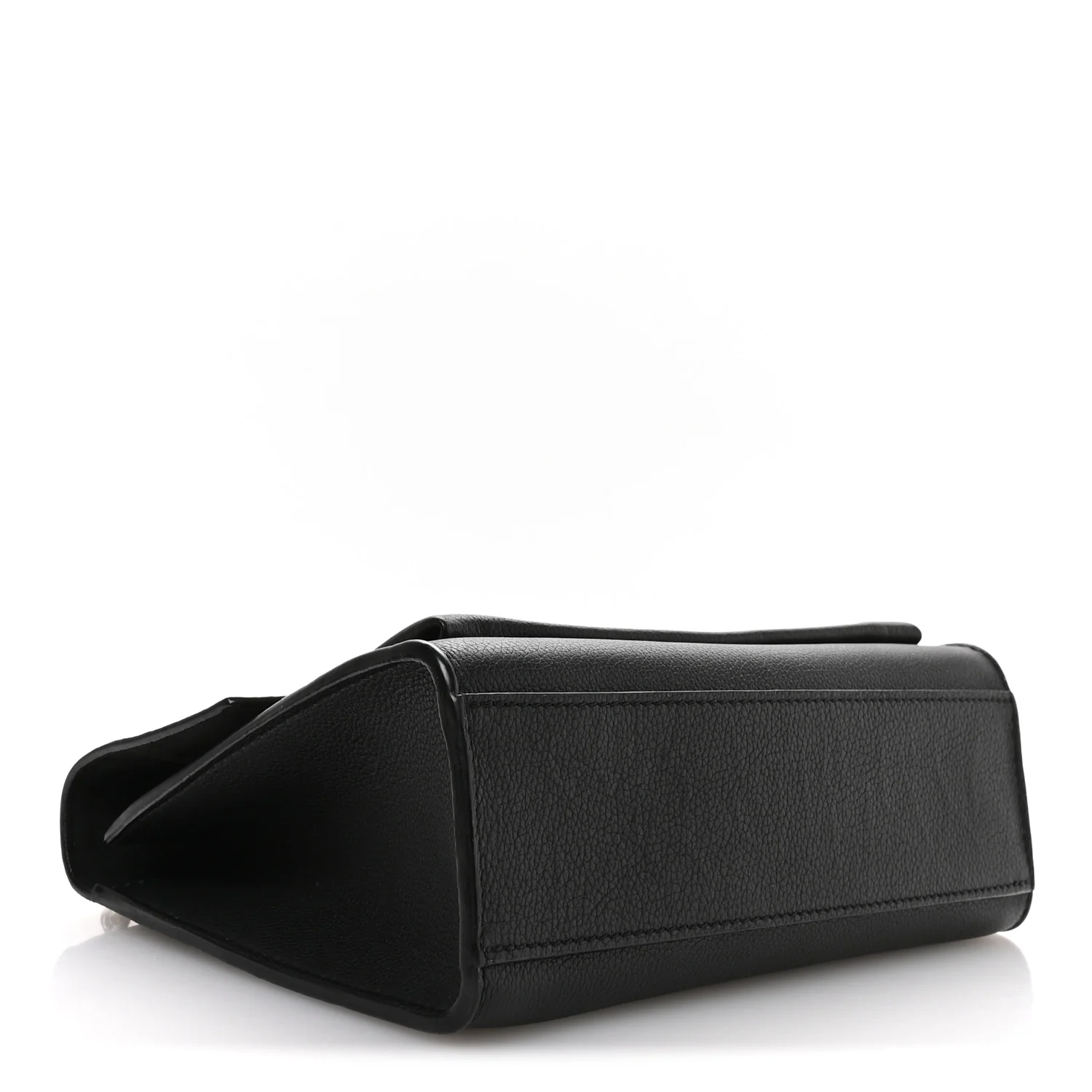 Soft Calfskin My Lockme Chain Bag BB Black - Image 4