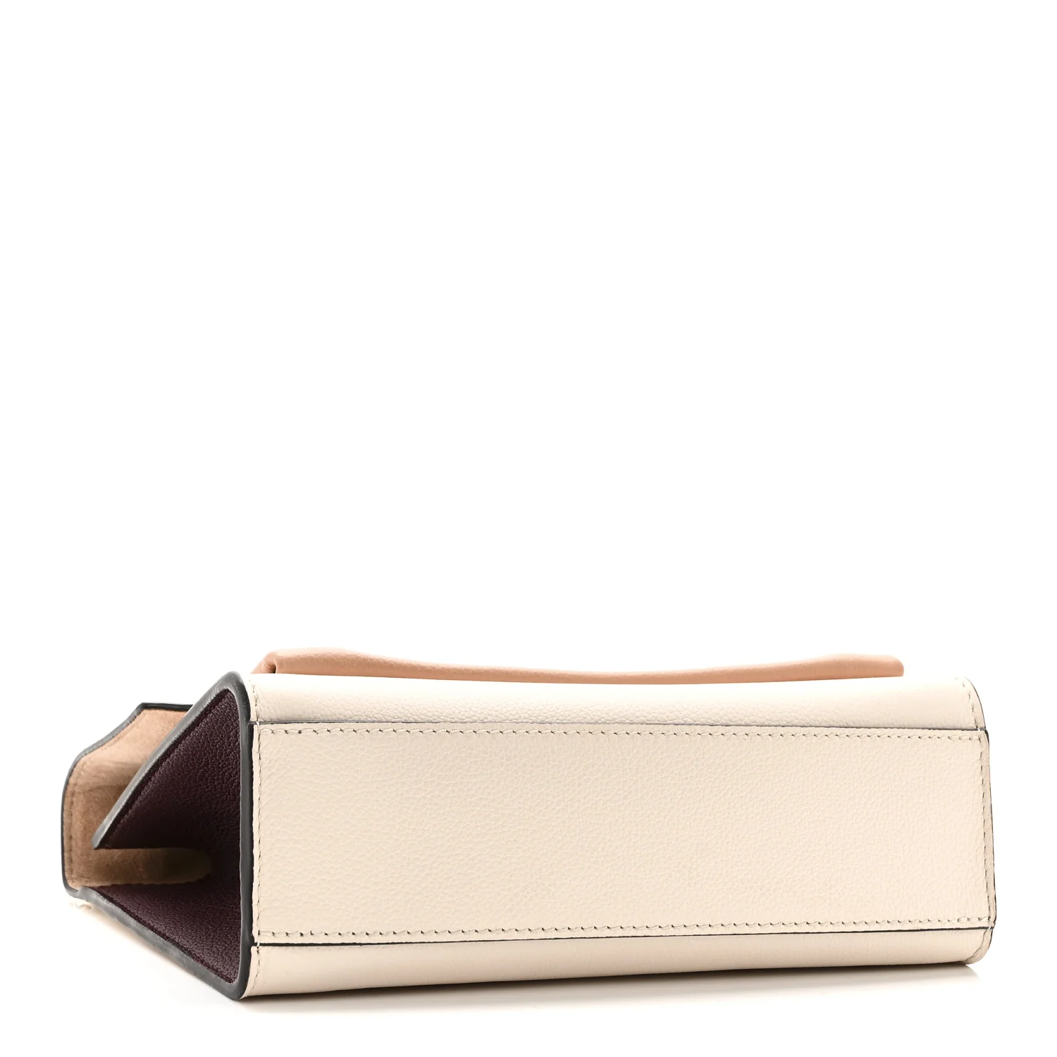 Soft Calfskin My Lockme Chain Bag BB Rose Silk Quartz Calla - Image 4