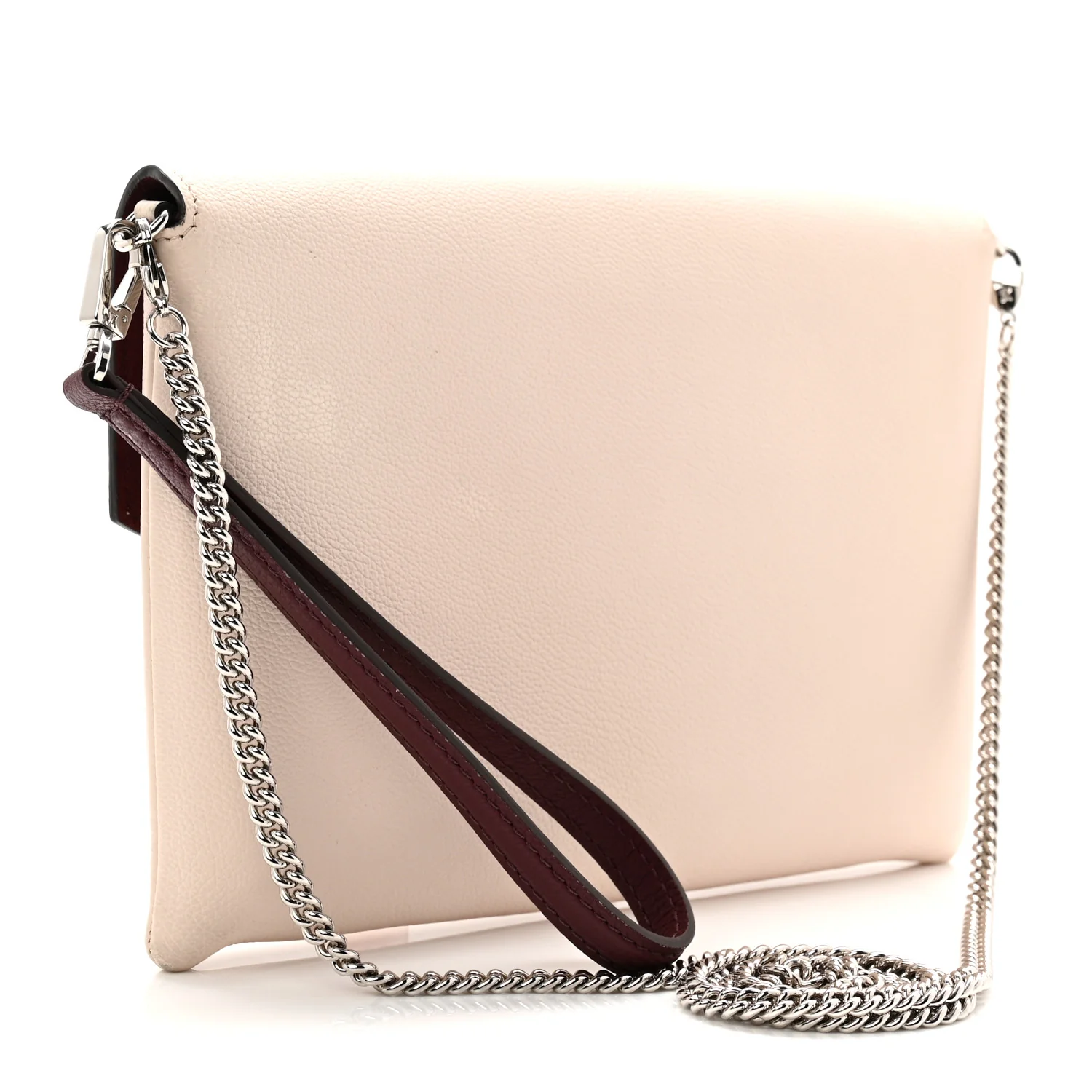 Soft Calfskin My Lockme Pochette Rose Silk Quartz - Image 3