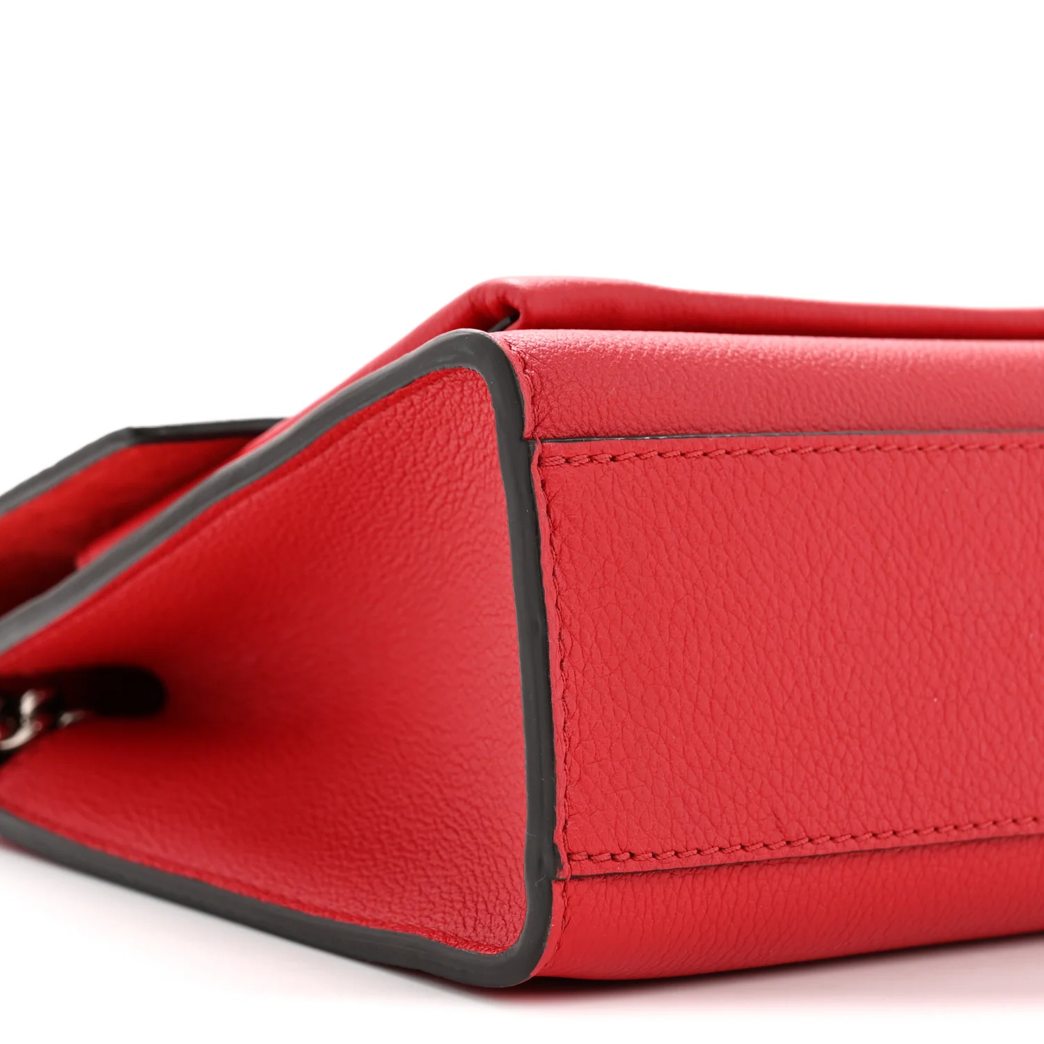 Soft Calfskin Mylockme Chain Bag BB Rubis - Image 9